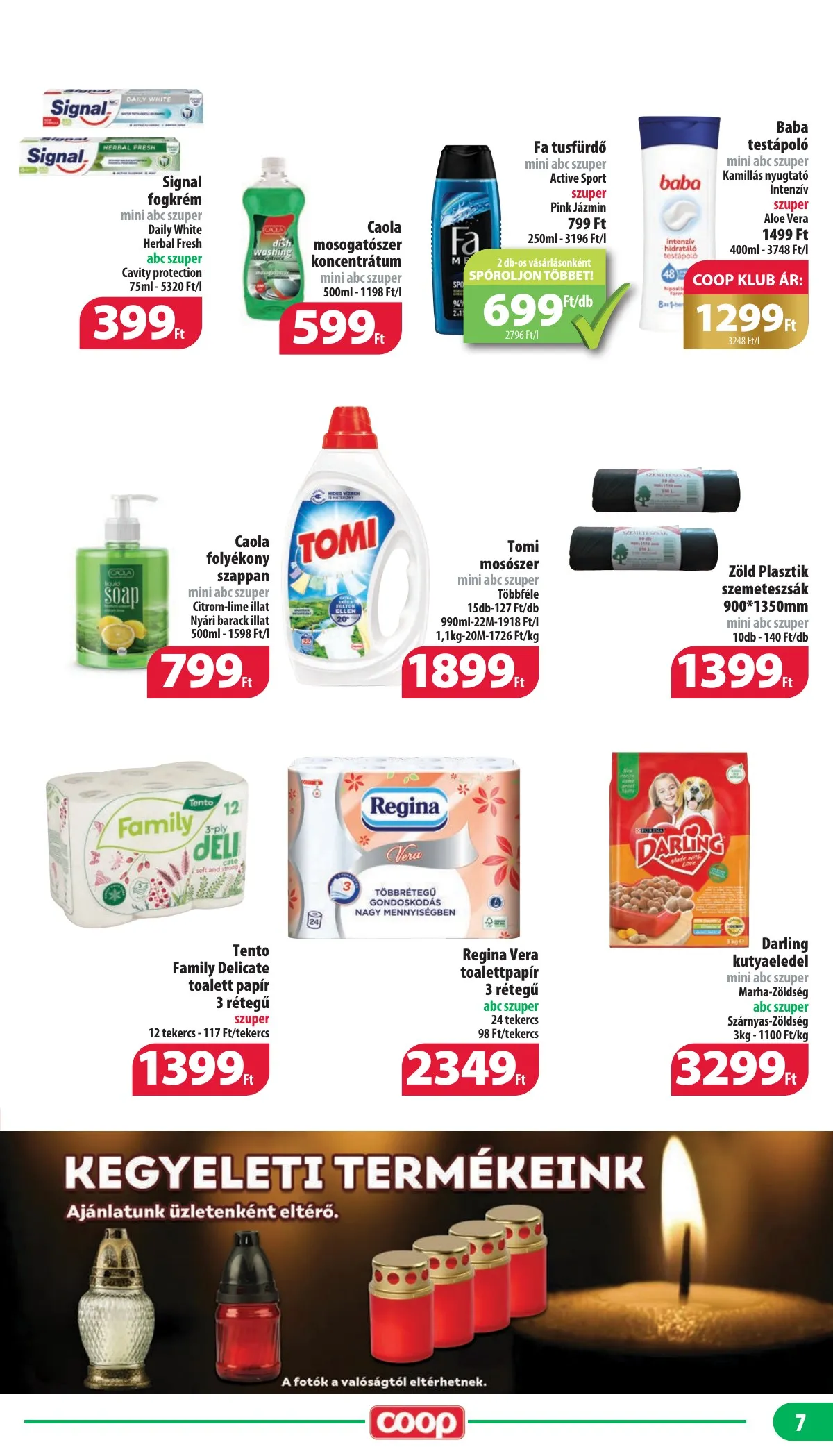 Coop akciós újság Mecsek 10.24–10.30 – 7. oldal