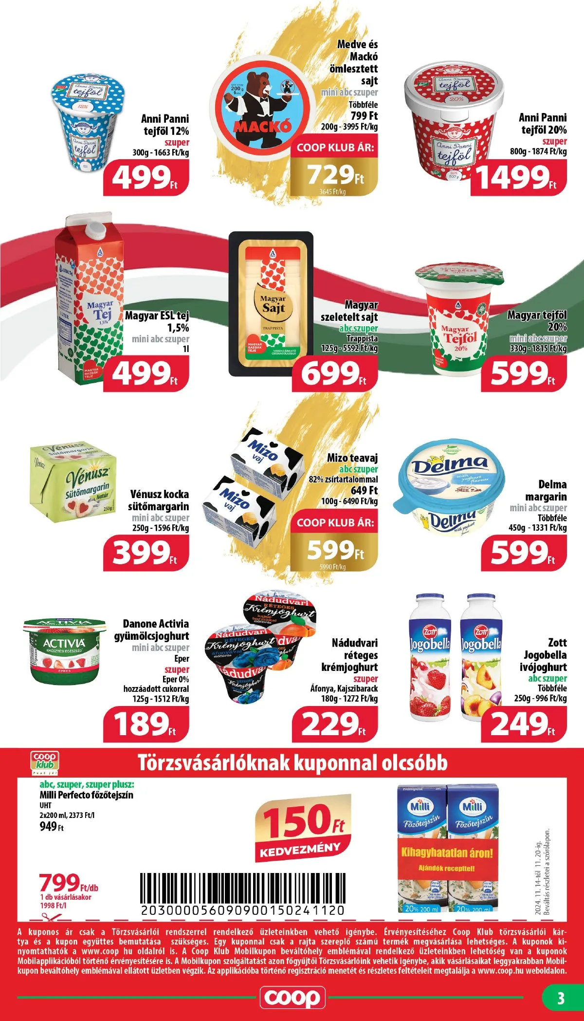 Coop akciós újság Mecsek 11.14–11.20 – 3. oldal