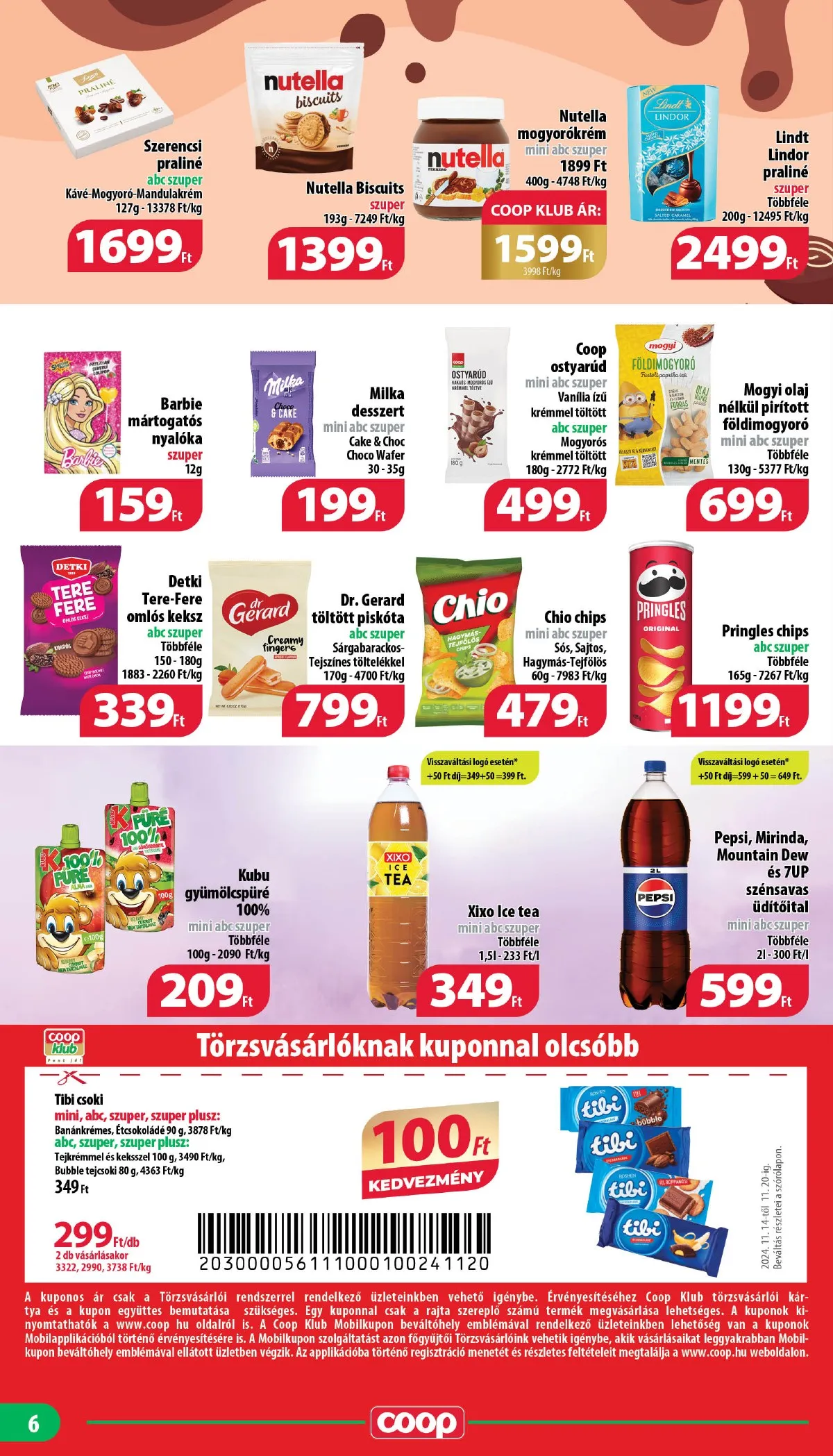 Coop akciós újság Mecsek 11.14–11.20 – 6. oldal