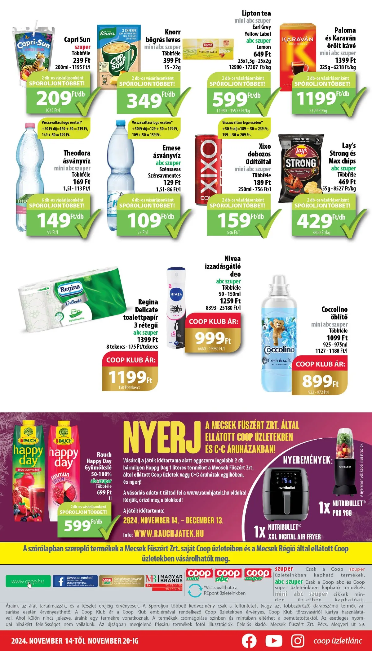 Coop akciós újság Mecsek 11.14–11.20 – 8. oldal
