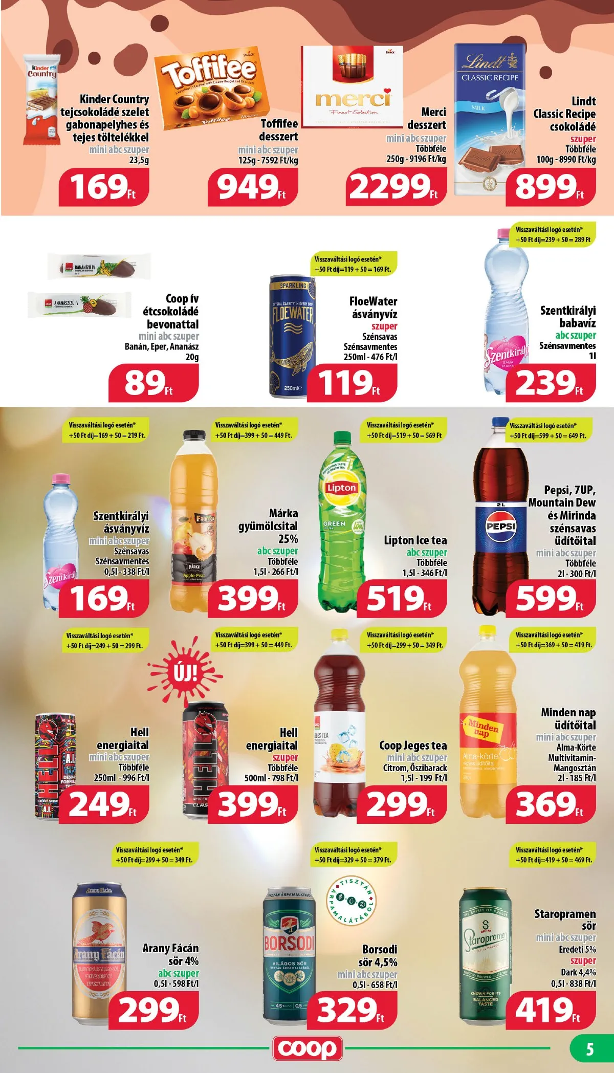 Coop akciós újság Mecsek 11.21–11.27 – 5. oldal