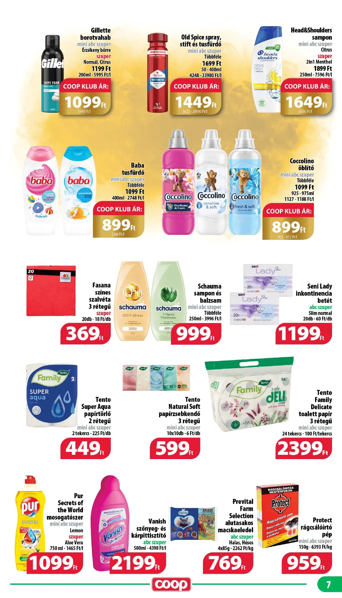 Coop akciós újság Mecsek 11.21–11.27 – 7. oldal