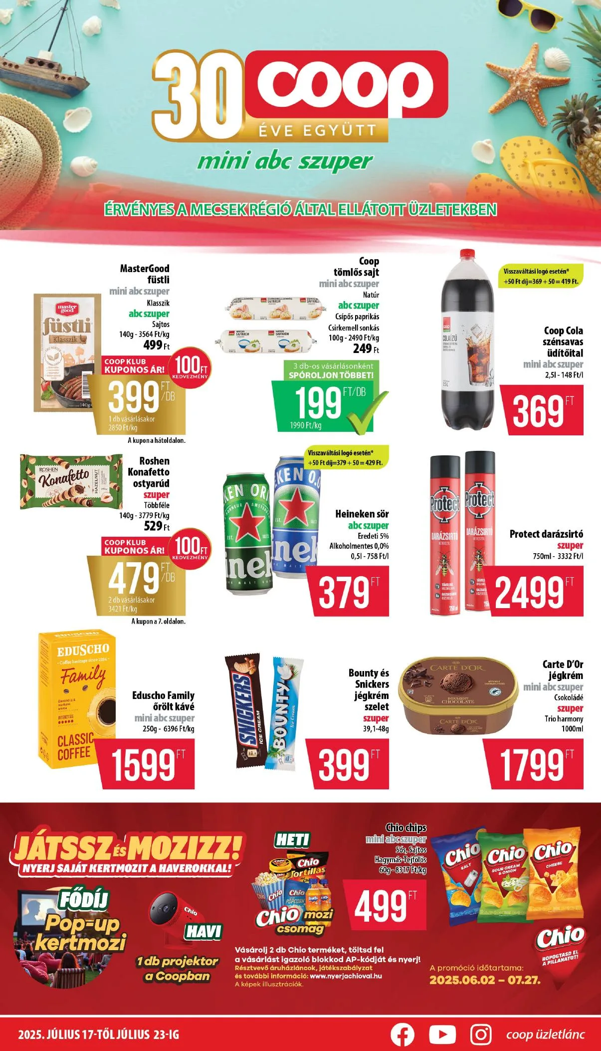Coop akciós újság Mecsek 07.17–07.23