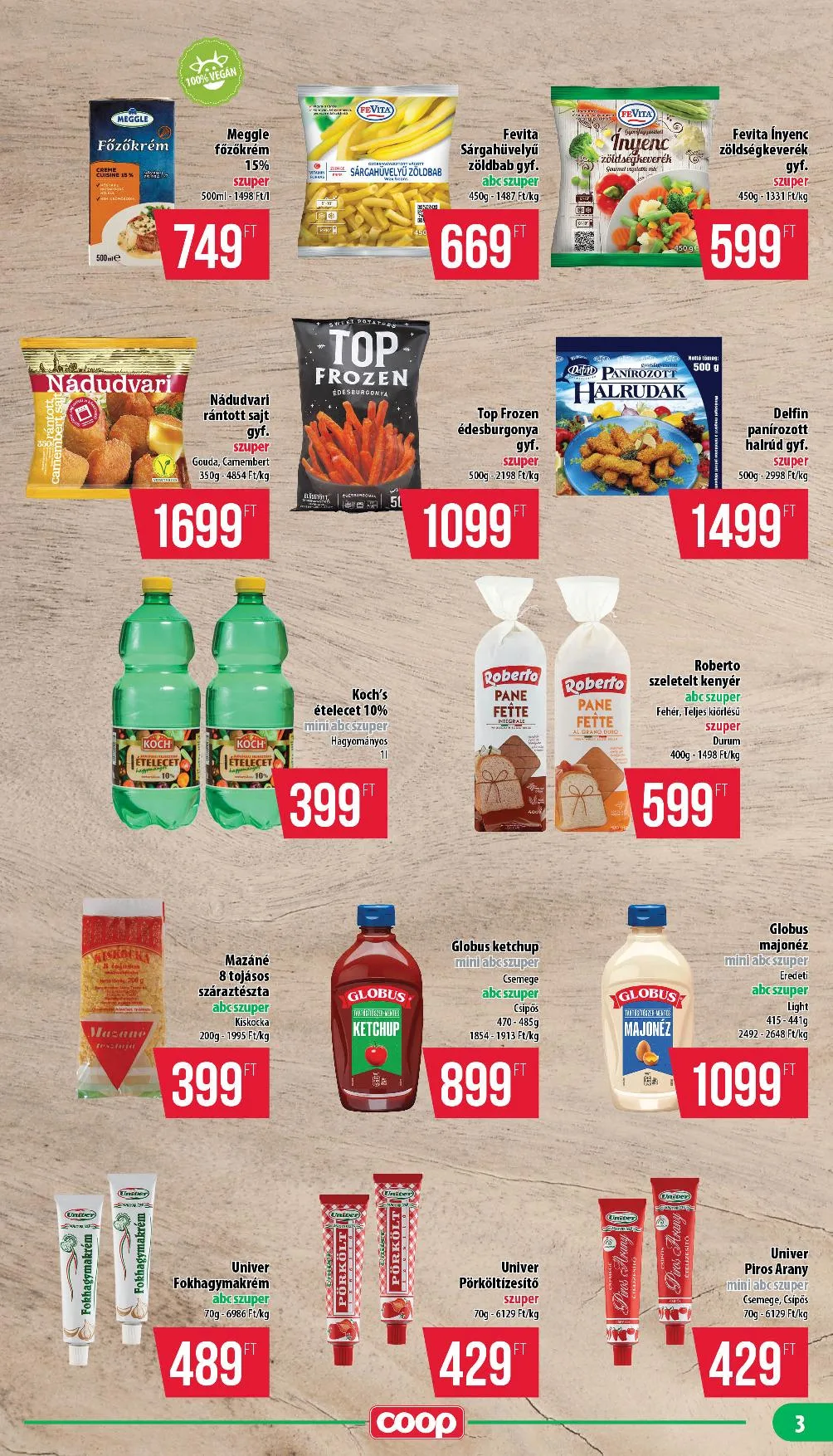 Coop akciós újság Mecsek 08.14–08.19 – 3. oldal