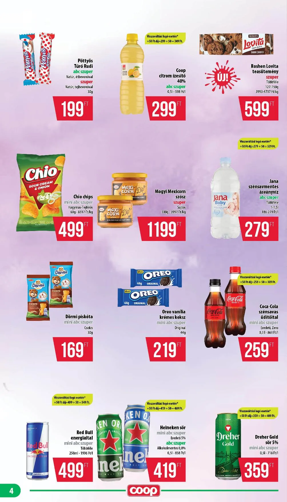 Coop akciós újság Mecsek 08.14–08.19 – 4. oldal