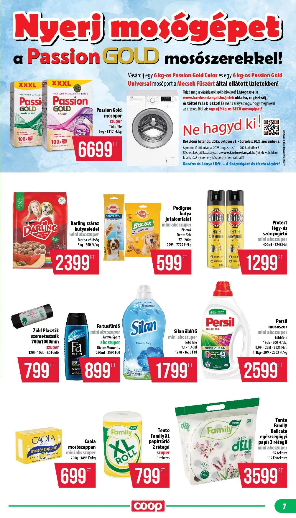 Coop akciós újság Mecsek 08.14–08.19 – 7. oldal