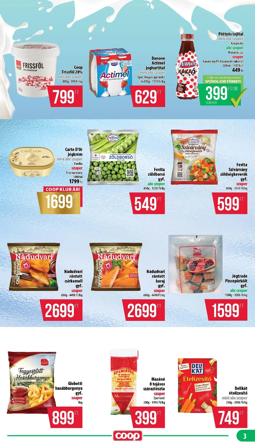 Coop akciós újság Mecsek 08.21–09.03 – 3. oldal