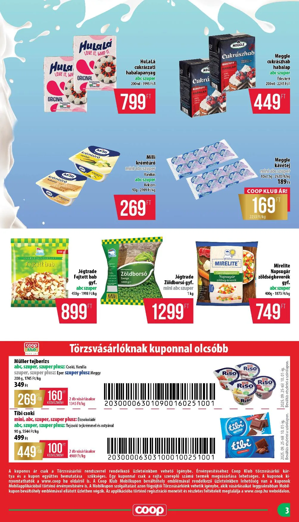 Coop akciós újság Mecsek 09.25–10.01 – 3. oldal