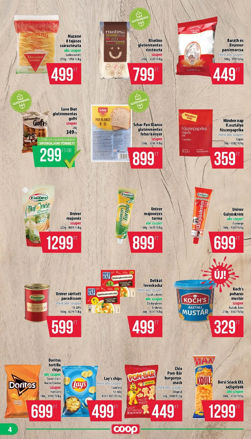 Coop akciós újság Mecsek 09.25–10.01 – 4. oldal