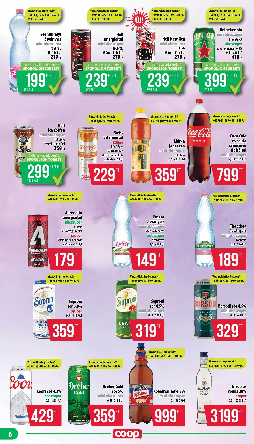 Coop akciós újság Mecsek 09.25–10.01 – 6. oldal
