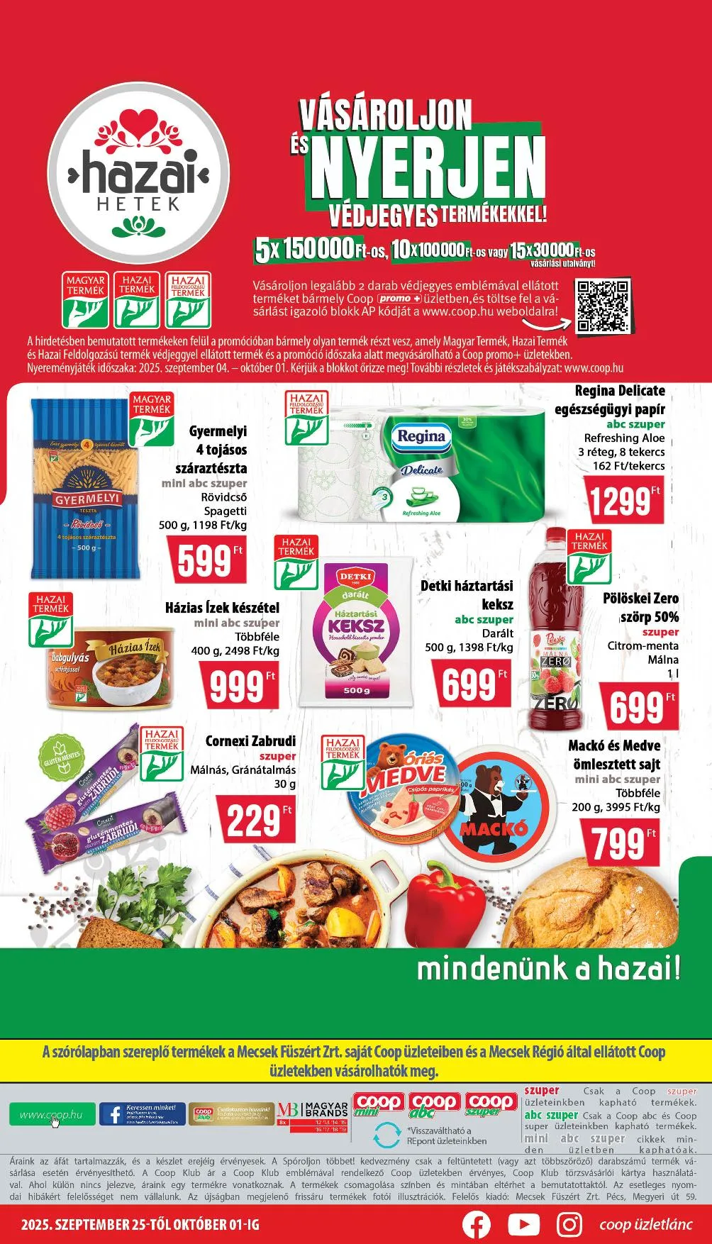 Coop akciós újság Mecsek 09.25–10.01 – 8. oldal