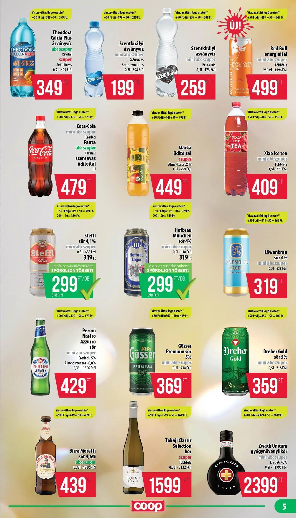 Coop akciós újság Mecsek 10.16–10.22 – 5. oldal