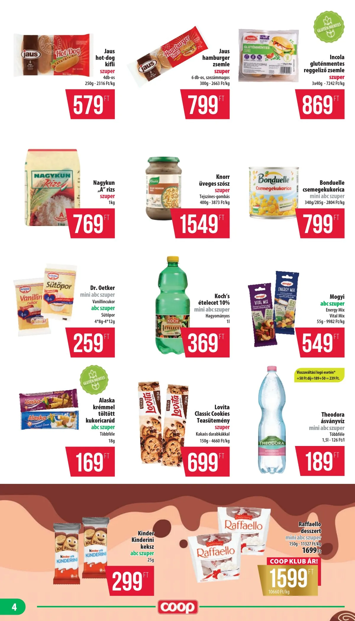 Coop akciós újság Mecsek 10.24–10.29 – 4. oldal
