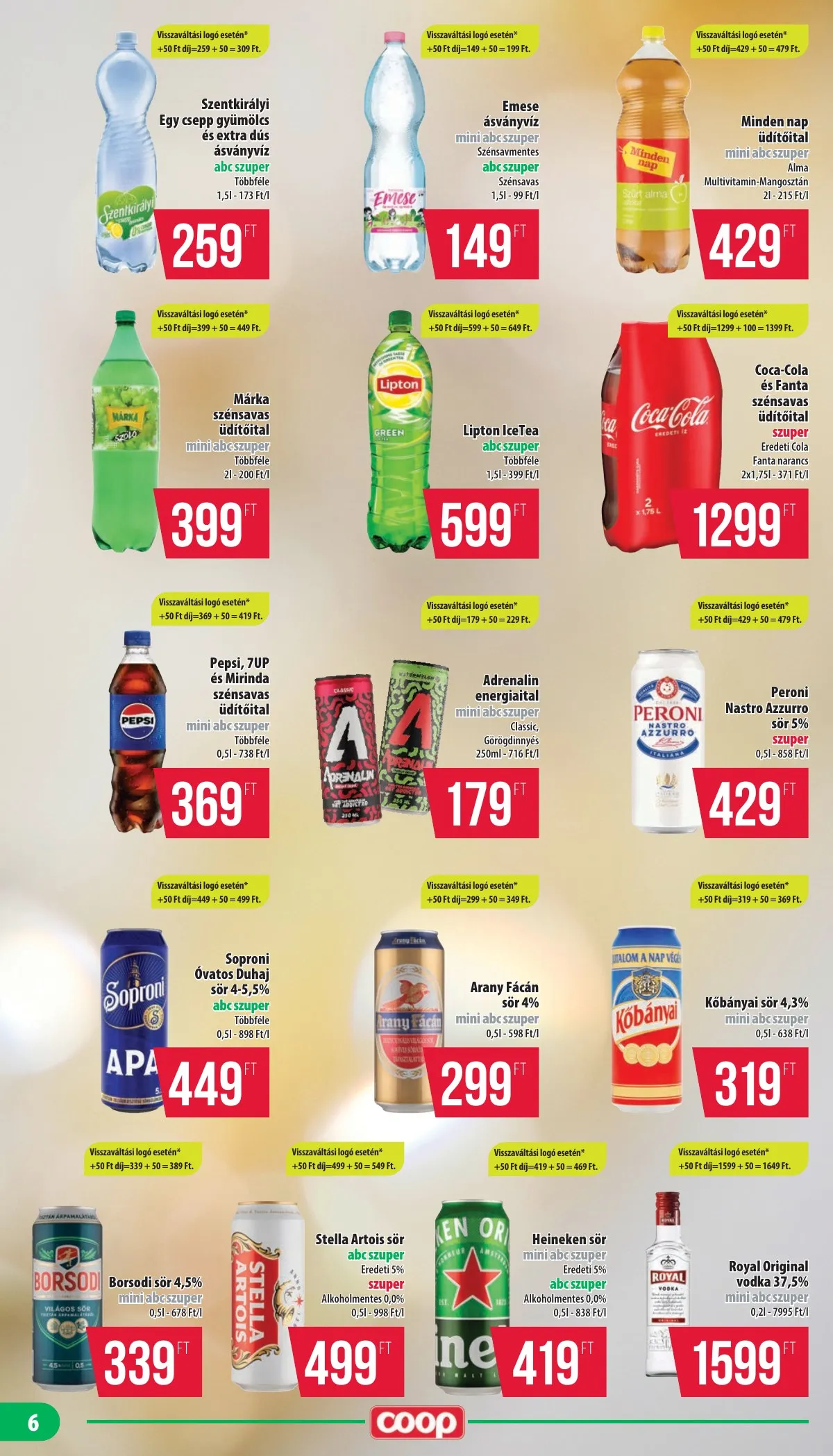Coop akciós újság Mecsek 10.24–10.29 – 6. oldal
