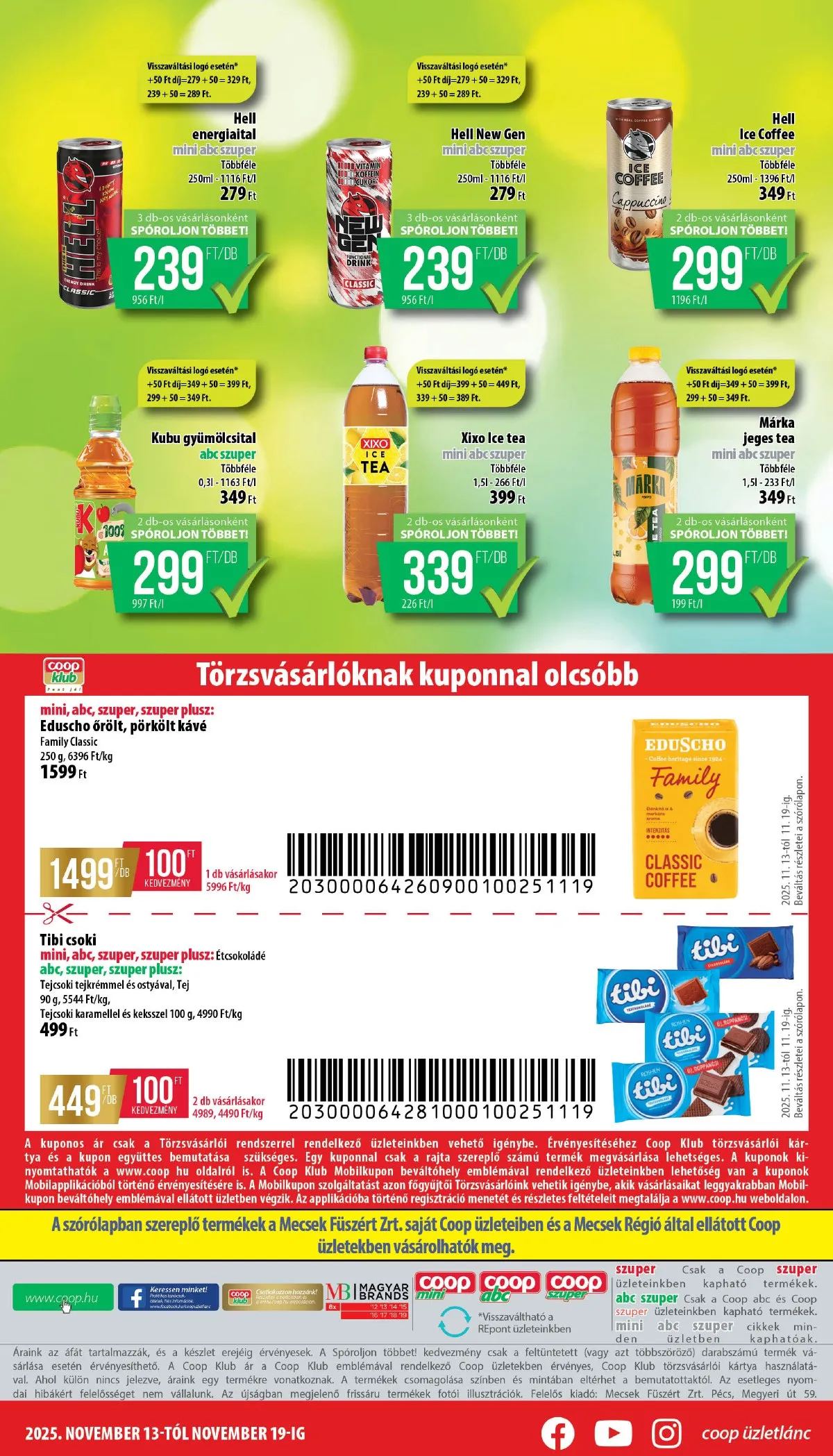 Coop akciós újság Mecsek 11.13–11.19 – 8. oldal