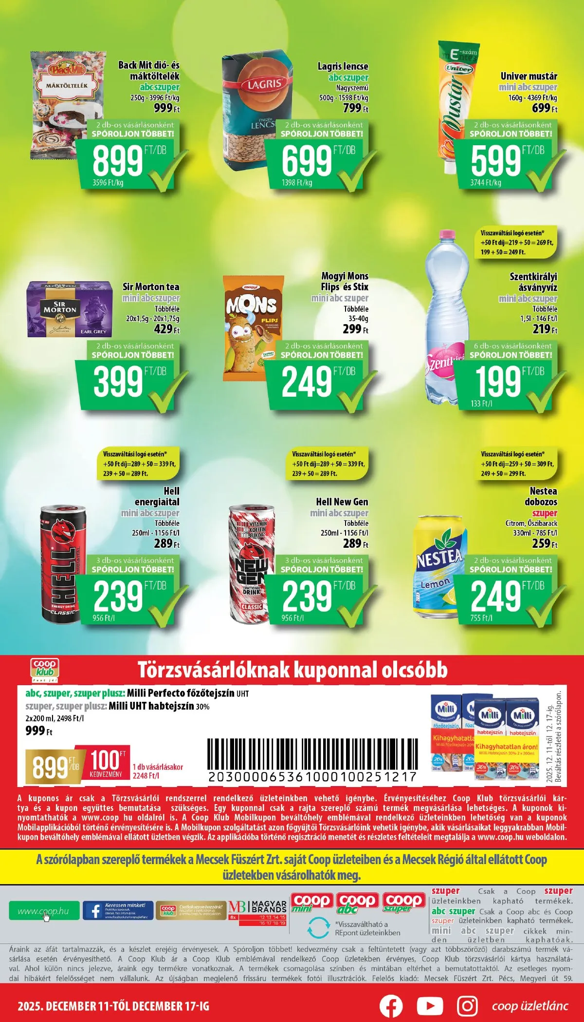 Coop akciós újság Mecsek 12.11–12.17 – 8. oldal