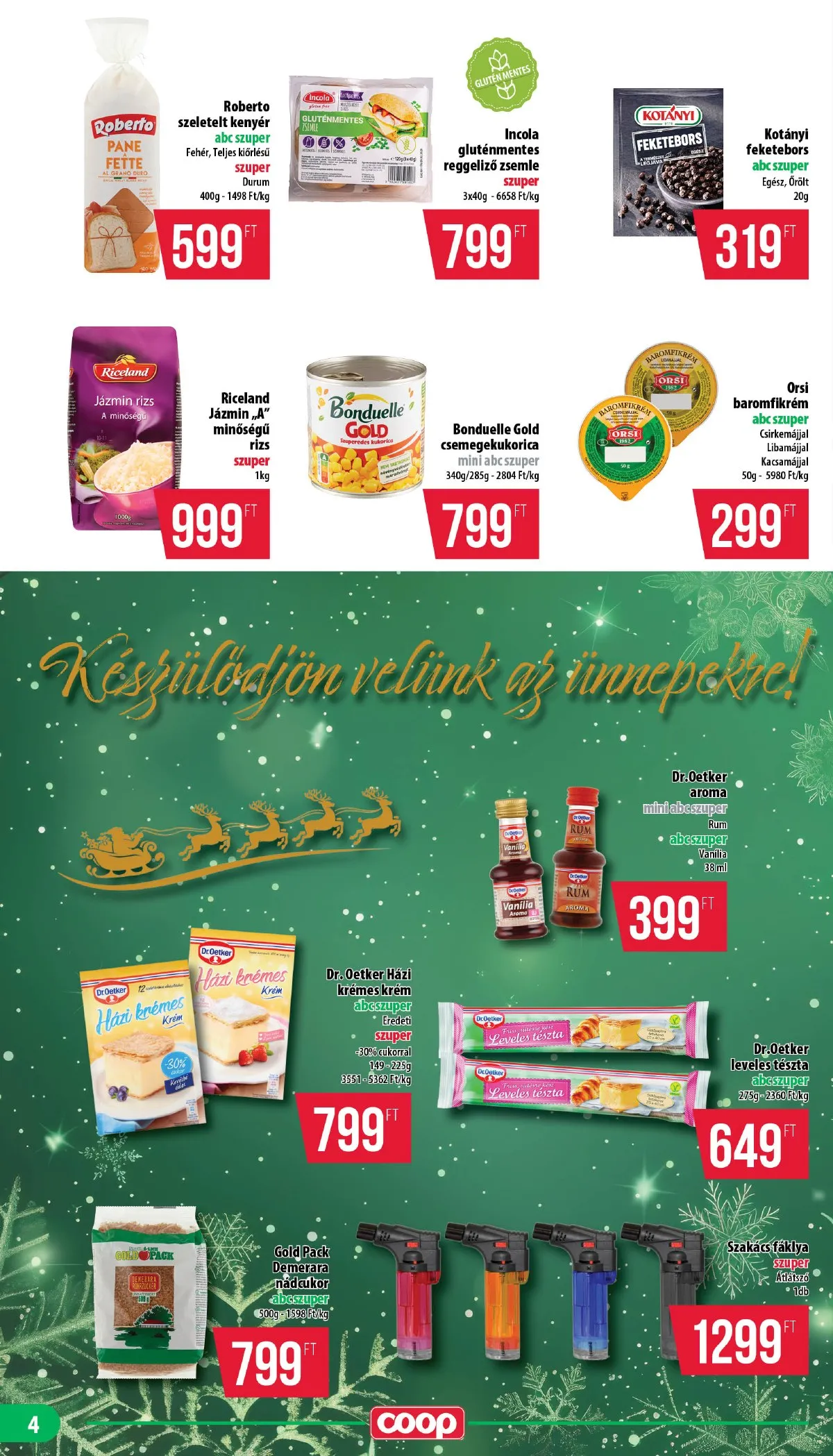 Coop akciós újság Mecsek 12.18–12.31 – 4. oldal