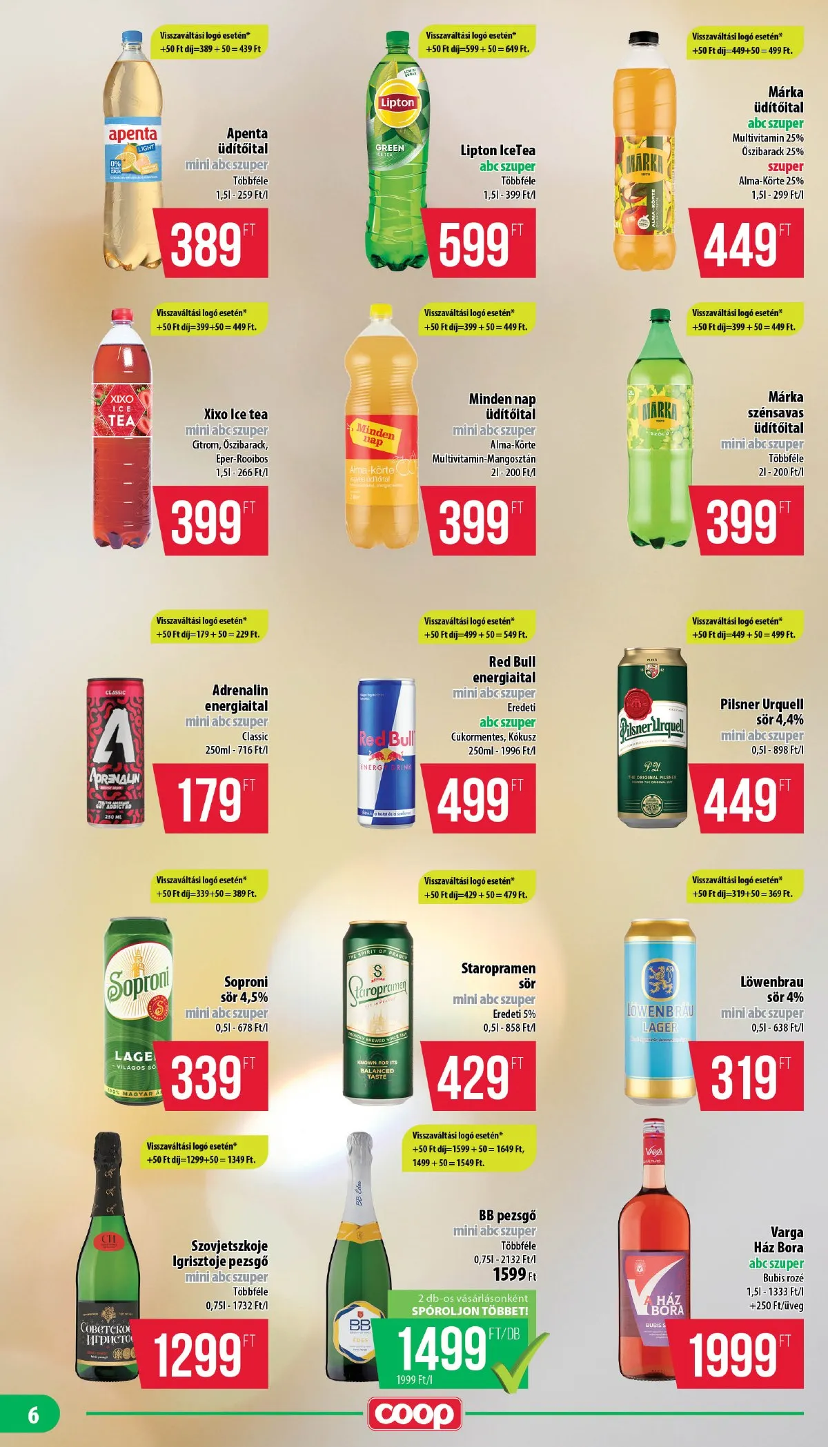 Coop akciós újság Mecsek 12.18–12.31 – 6. oldal