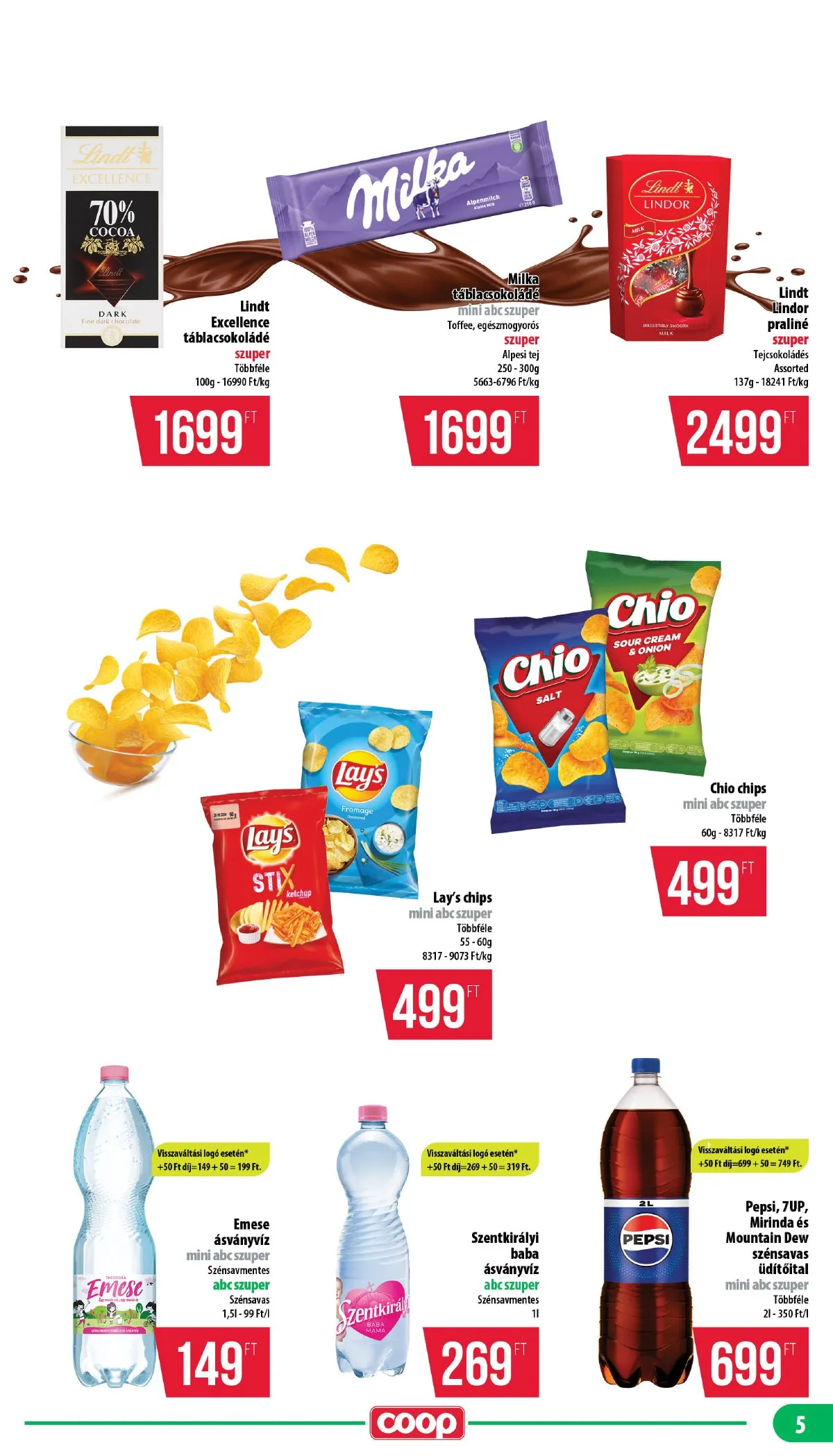 Coop akciós újság Mecsek 01.15–01.21 – 5. oldal