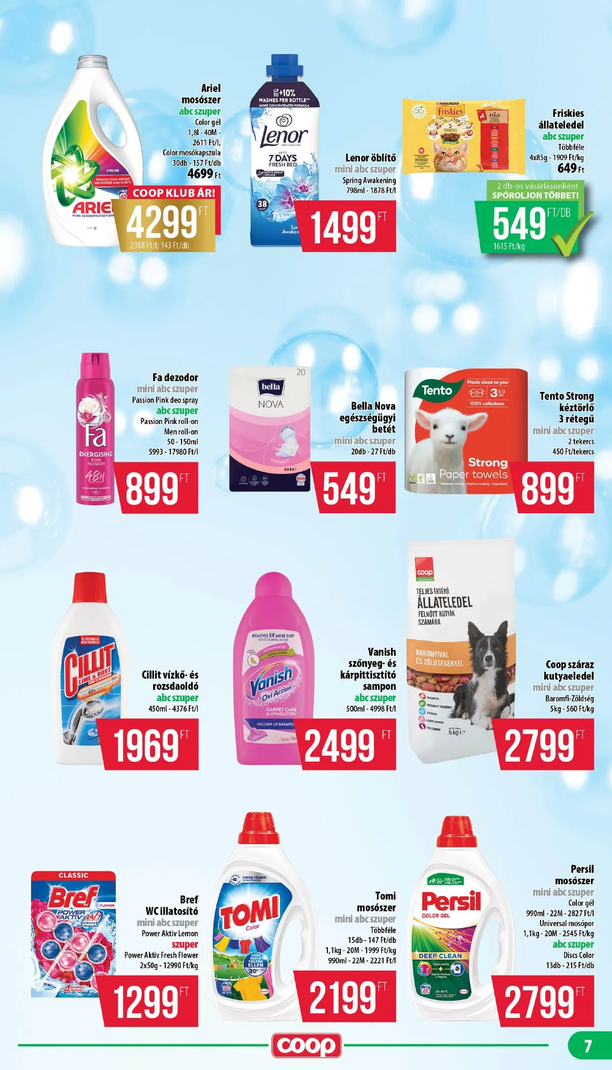 Coop akciós újság Mecsek 01.15–01.21 – 7. oldal