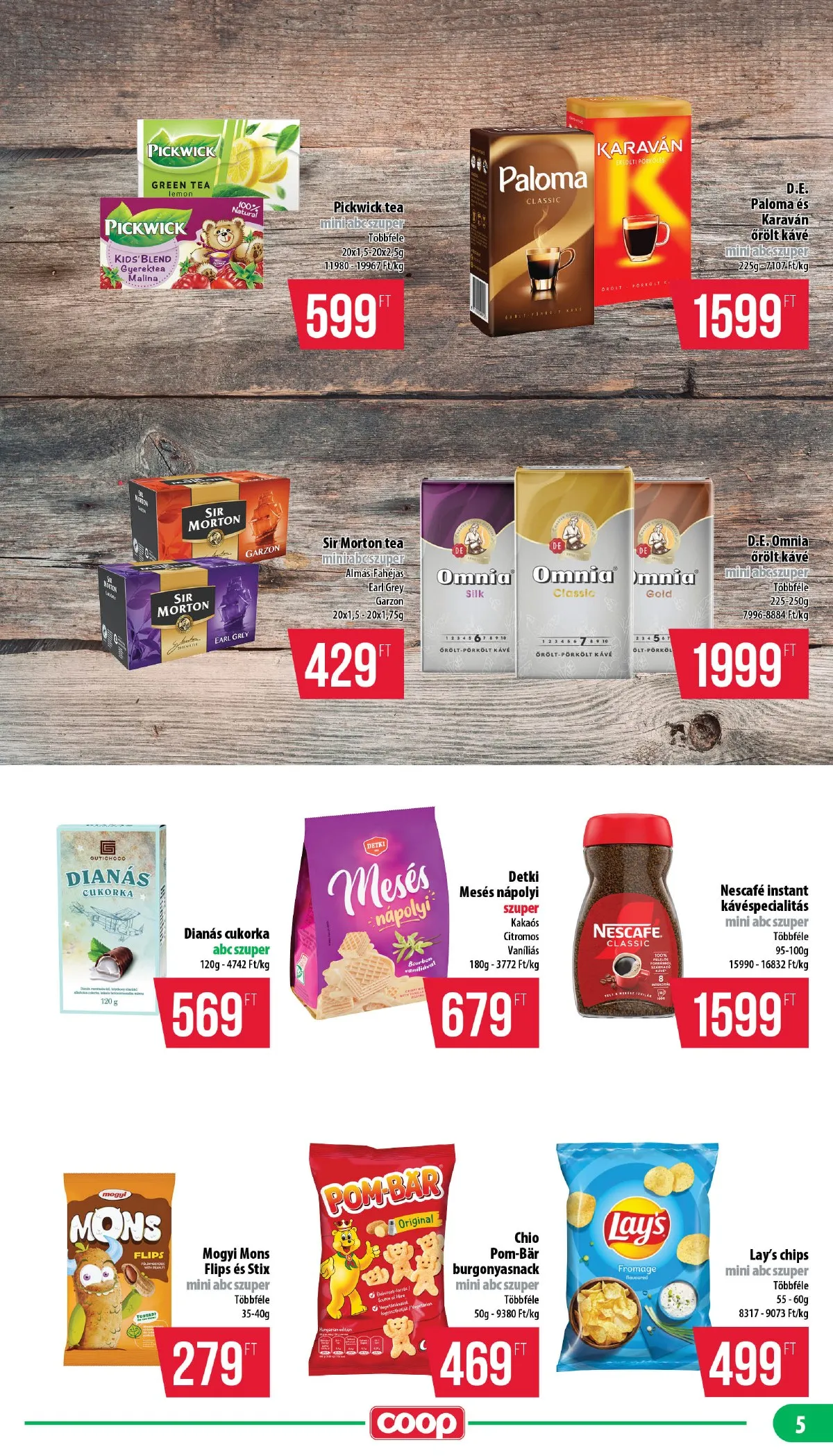 Coop akciós újság Mecsek 01.22–01.28 – 5. oldal