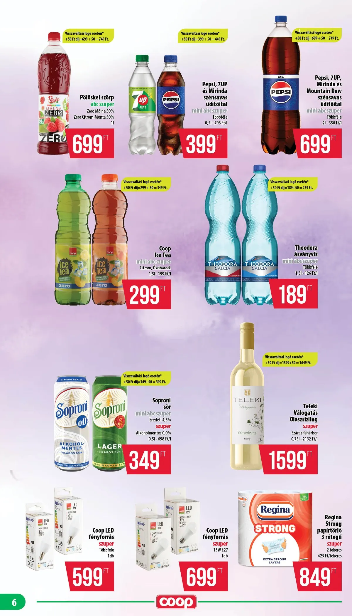Coop akciós újság Mecsek 01.22–01.28 – 6. oldal
