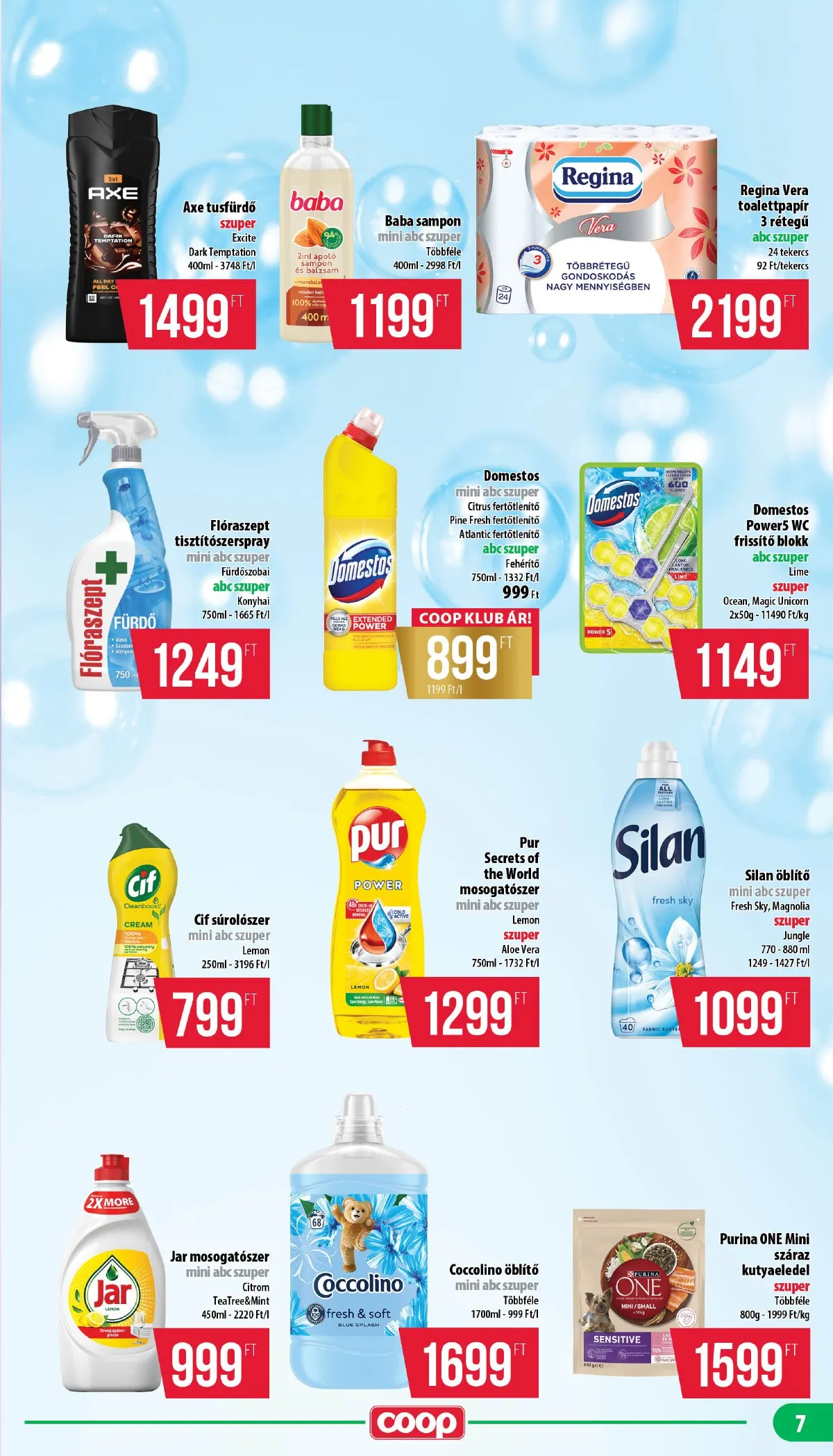 Coop akciós újság Mecsek 01.22–01.28 – 7. oldal