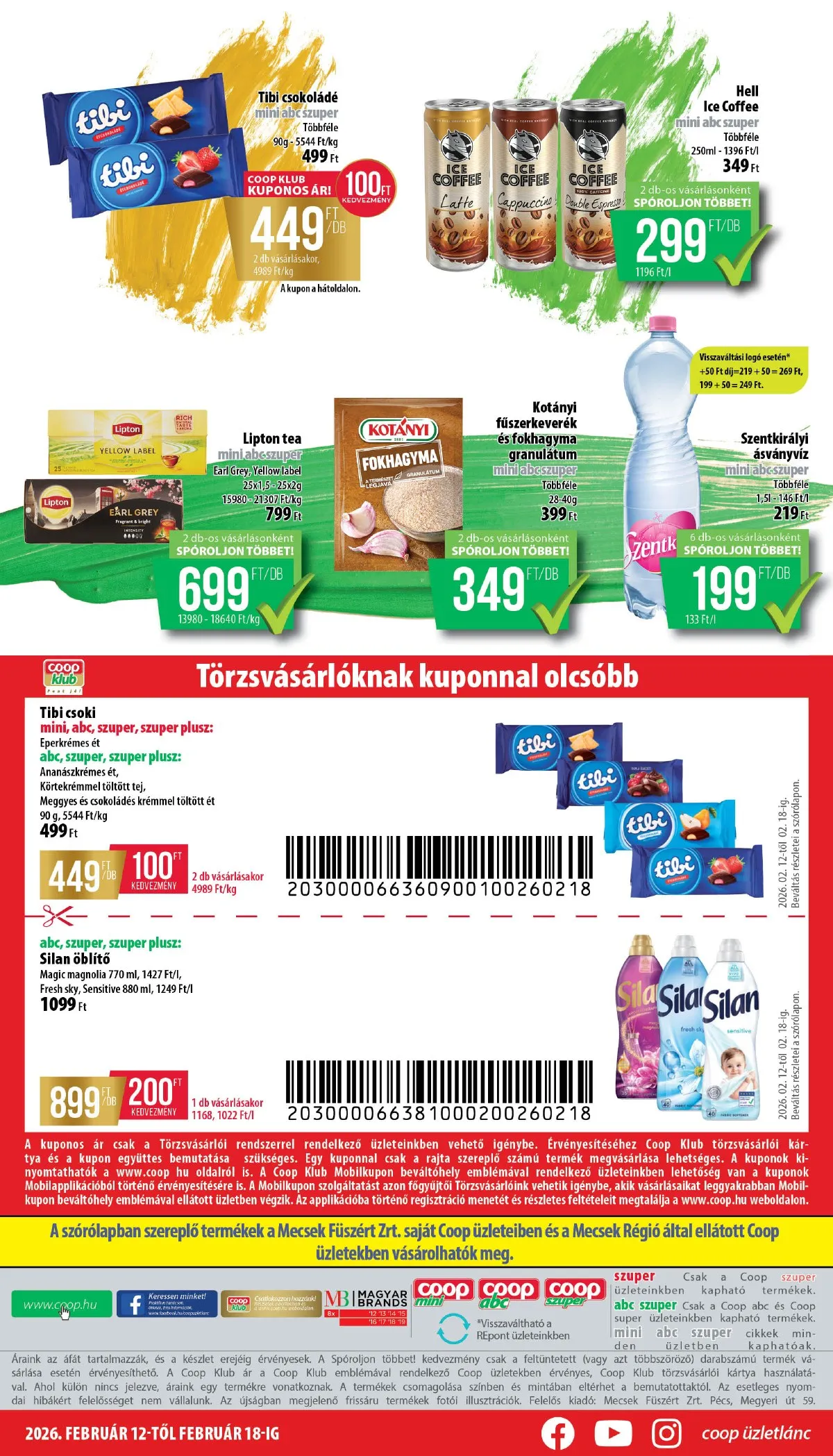Coop akciós újság Mecsek 02.12–02.18 – 8. oldal