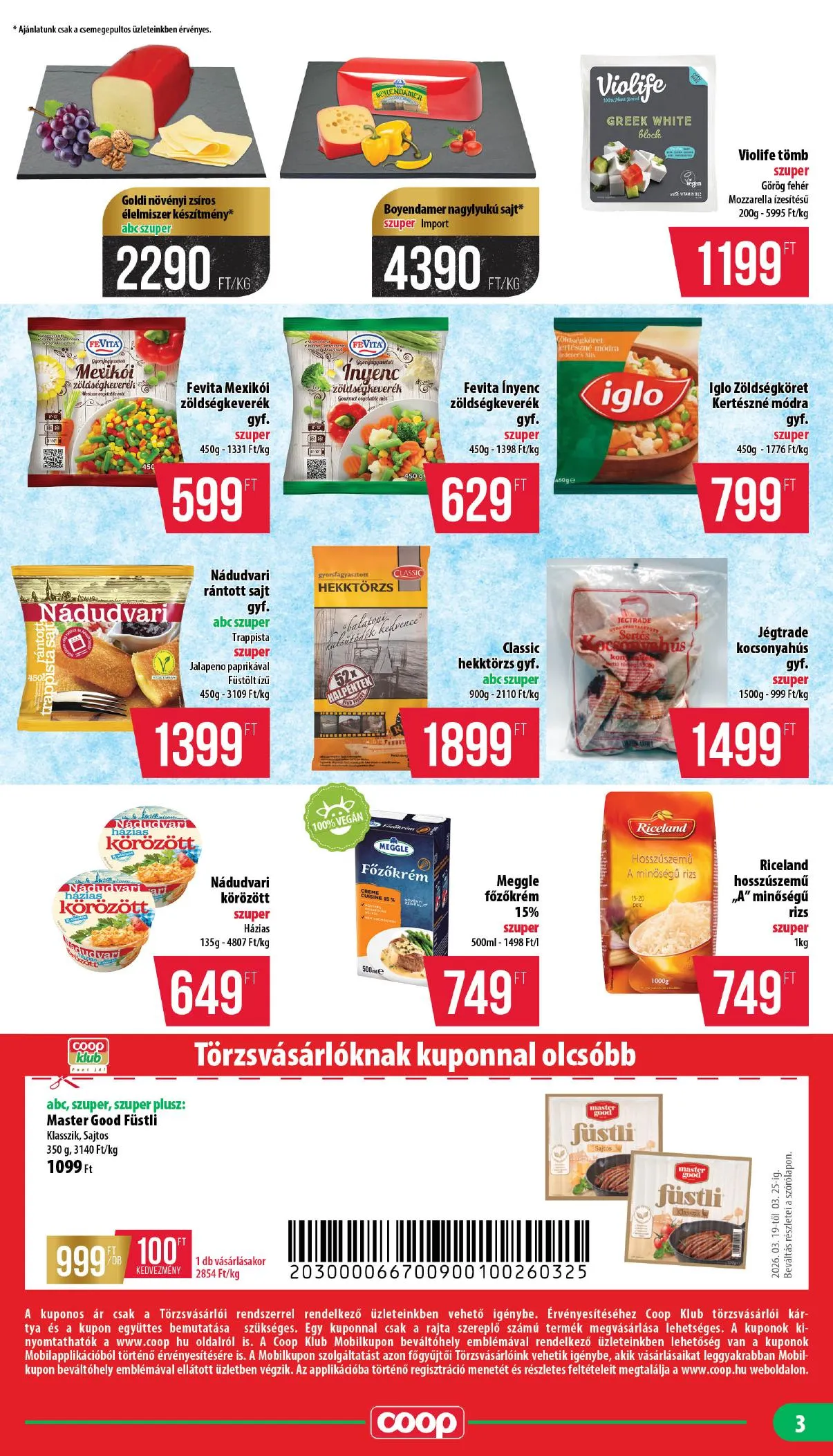 Coop akciós újság Mecsek 03.19–03.25 – 3. oldal