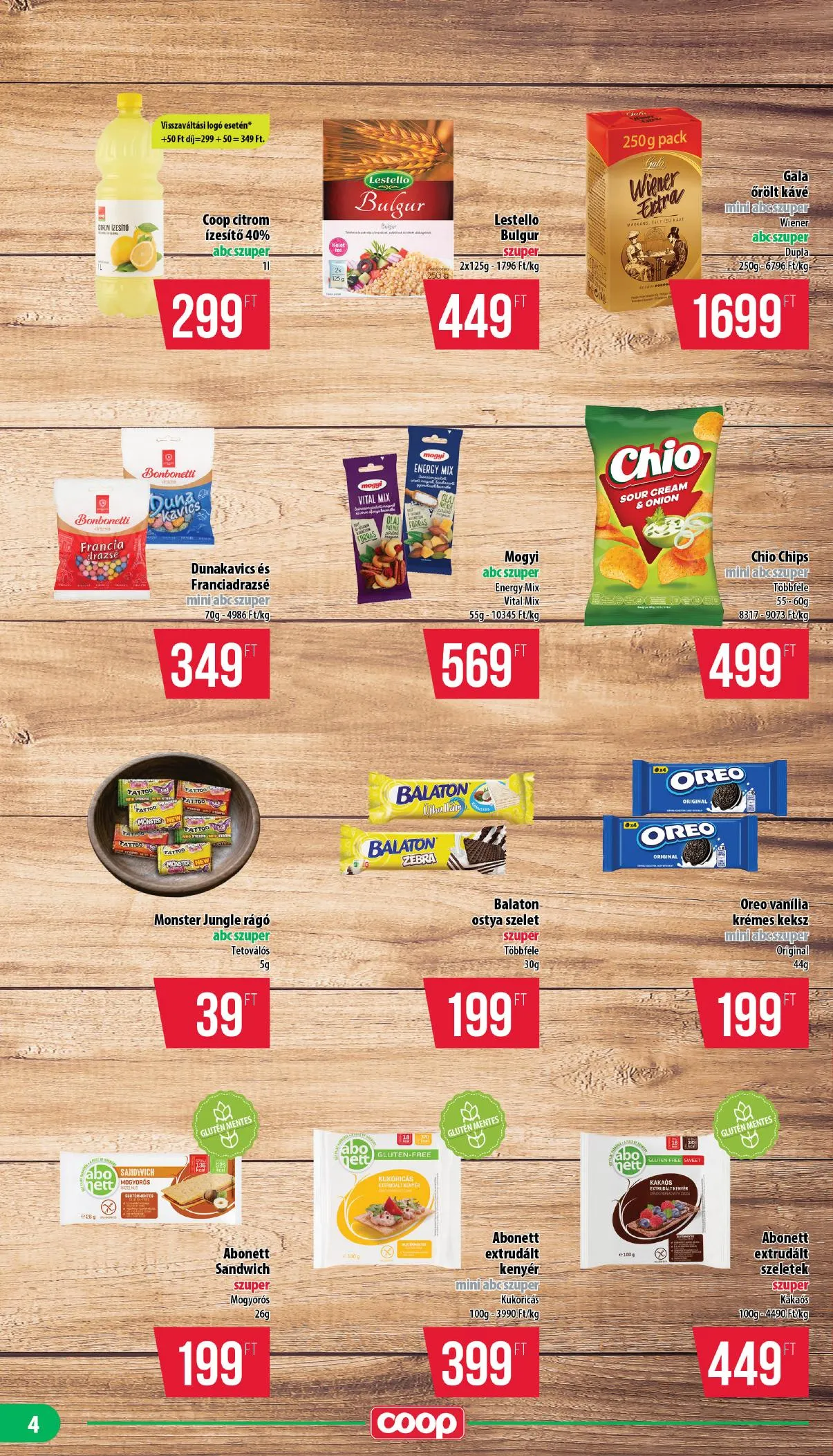 Coop akciós újság Mecsek 03.19–03.25 – 4. oldal