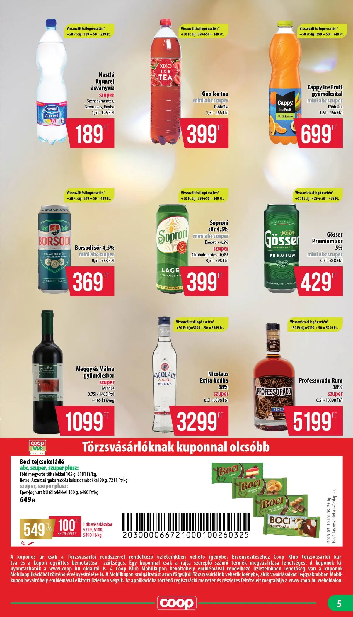 Coop akciós újság Mecsek 03.19–03.25 – 5. oldal