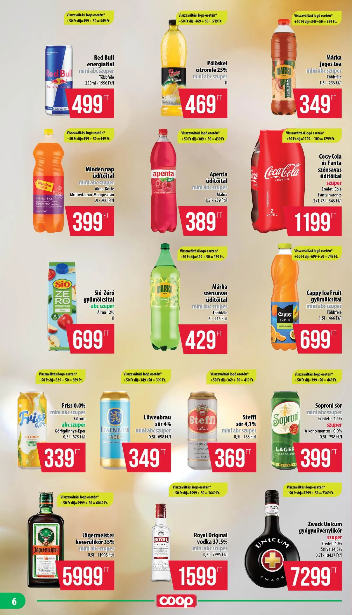 Coop akciós újság Mecsek 03.26–04.01 – 6. oldal