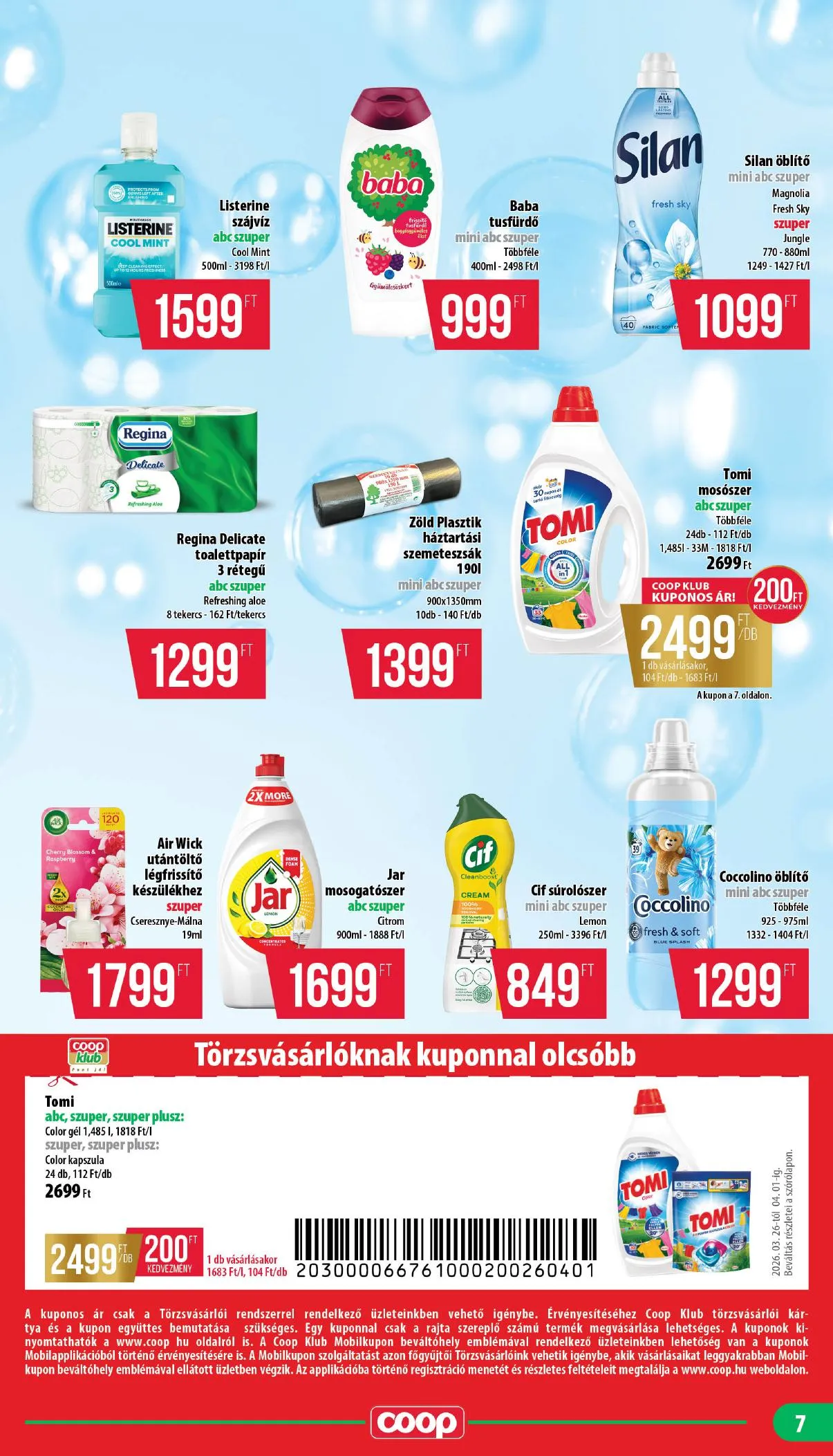Coop akciós újság Mecsek 03.26–04.01 – 7. oldal