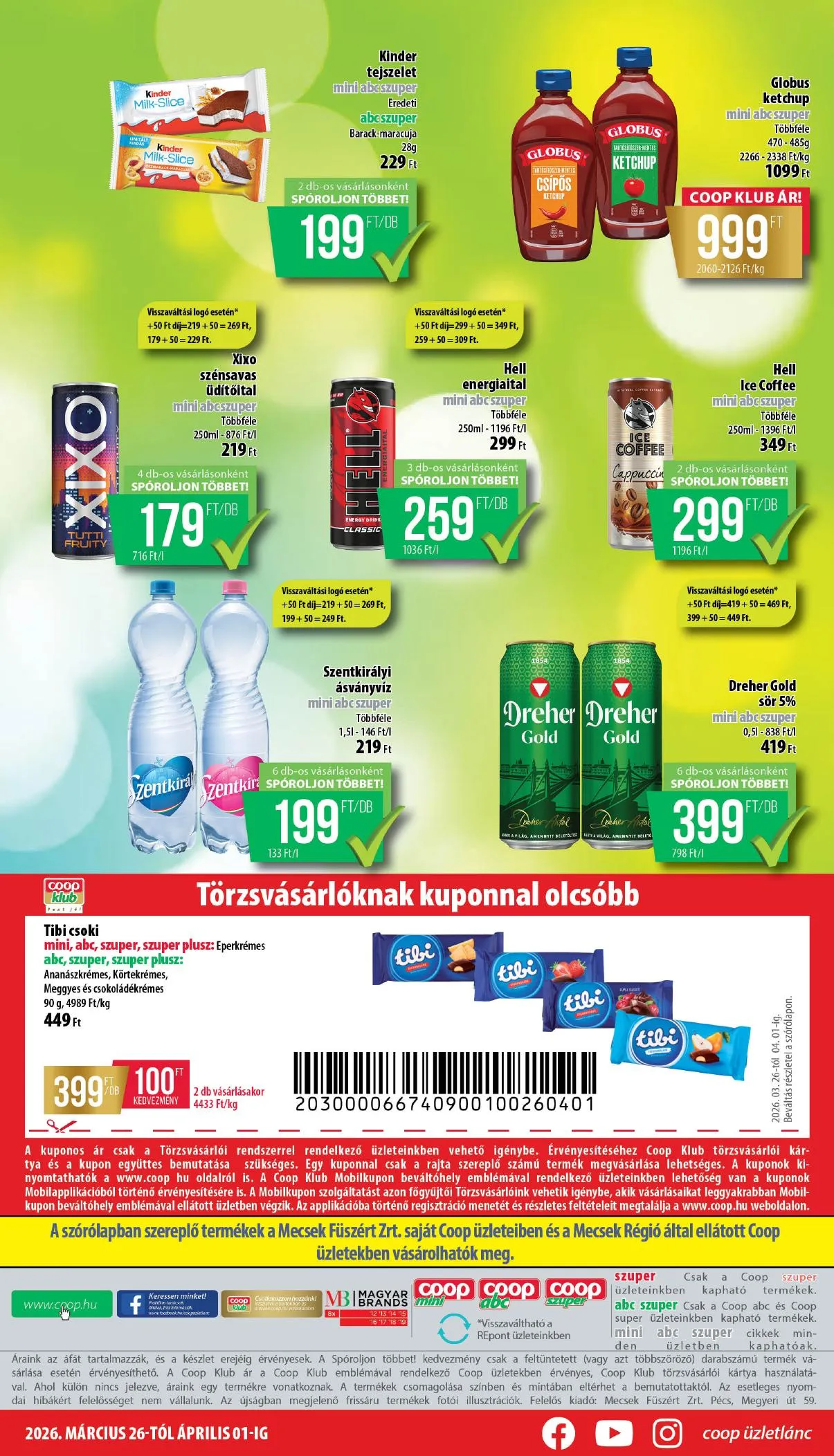Coop akciós újság Mecsek 03.26–04.01 – 8. oldal