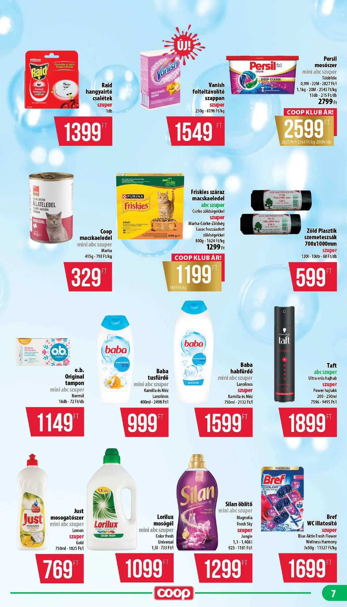 Coop akciós újság Mecsek 04.16–04.22 – 7. oldal