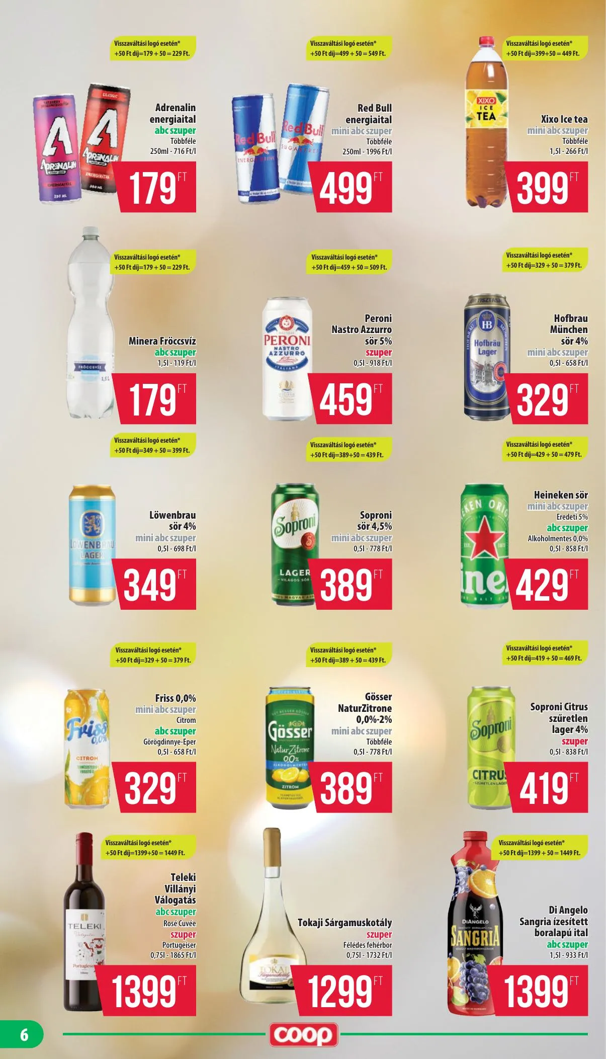 Coop akciós újság Mecsek 04.23–04.29 – 6. oldal