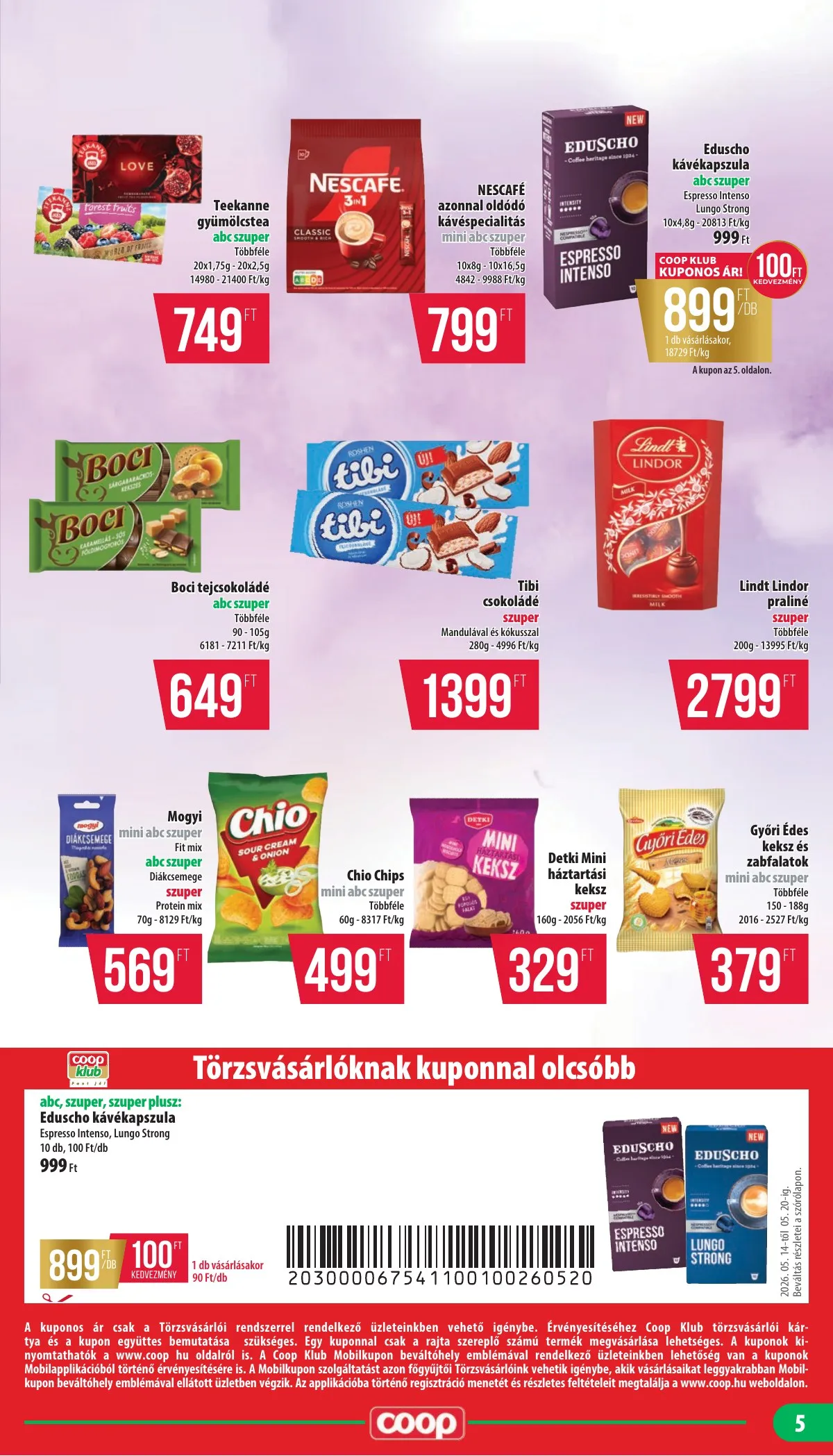 Coop akciós újság Mecsek 05.14–05.20 – 5. oldal