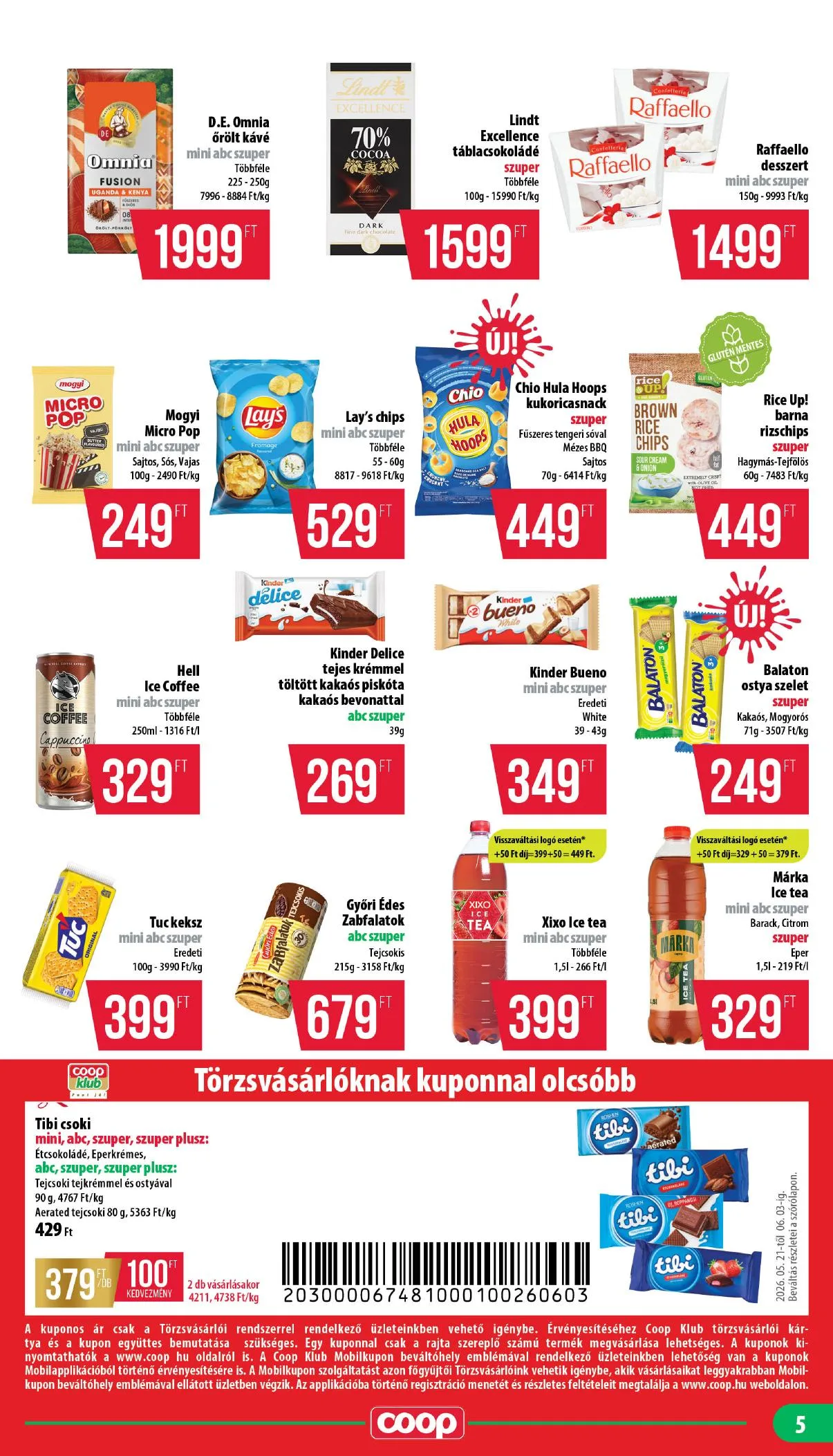 Coop akciós újság Mecsek 05.21–05.27 – 5. oldal