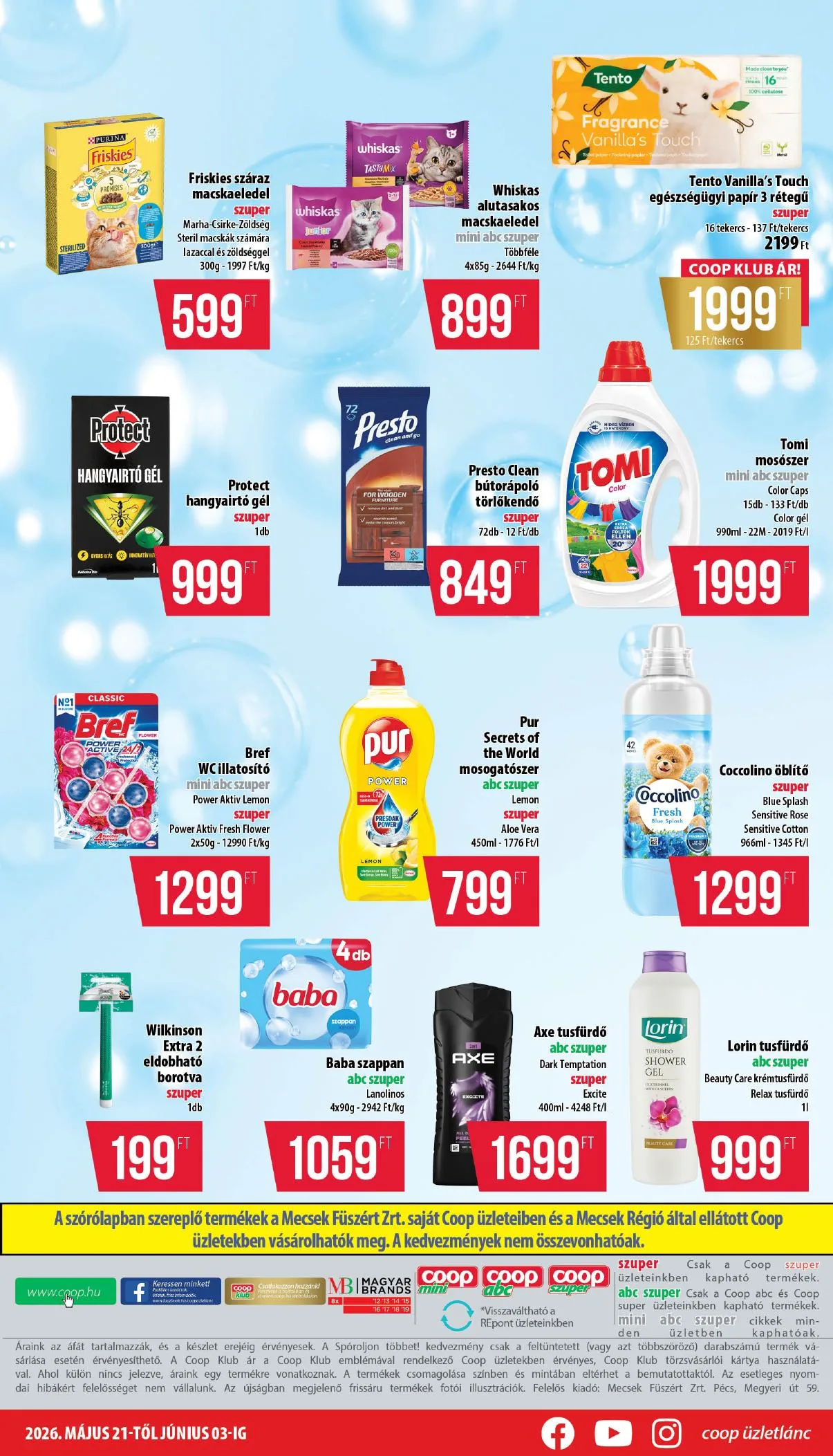 Coop akciós újság Mecsek 05.21–05.27 – 7. oldal