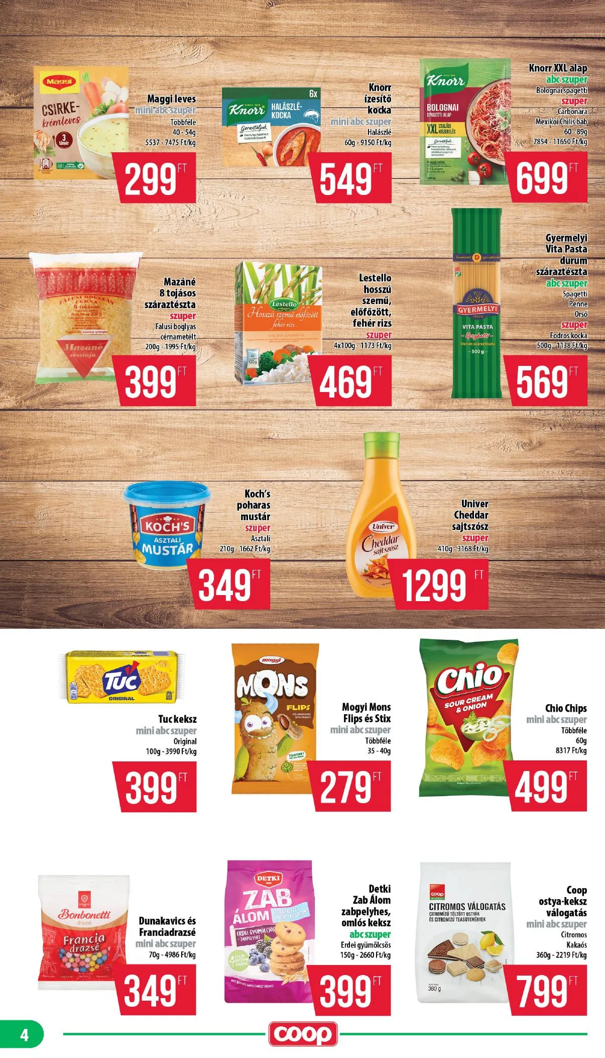 Coop akciós újság Mecsek 06.18–06.24 – 4. oldal
