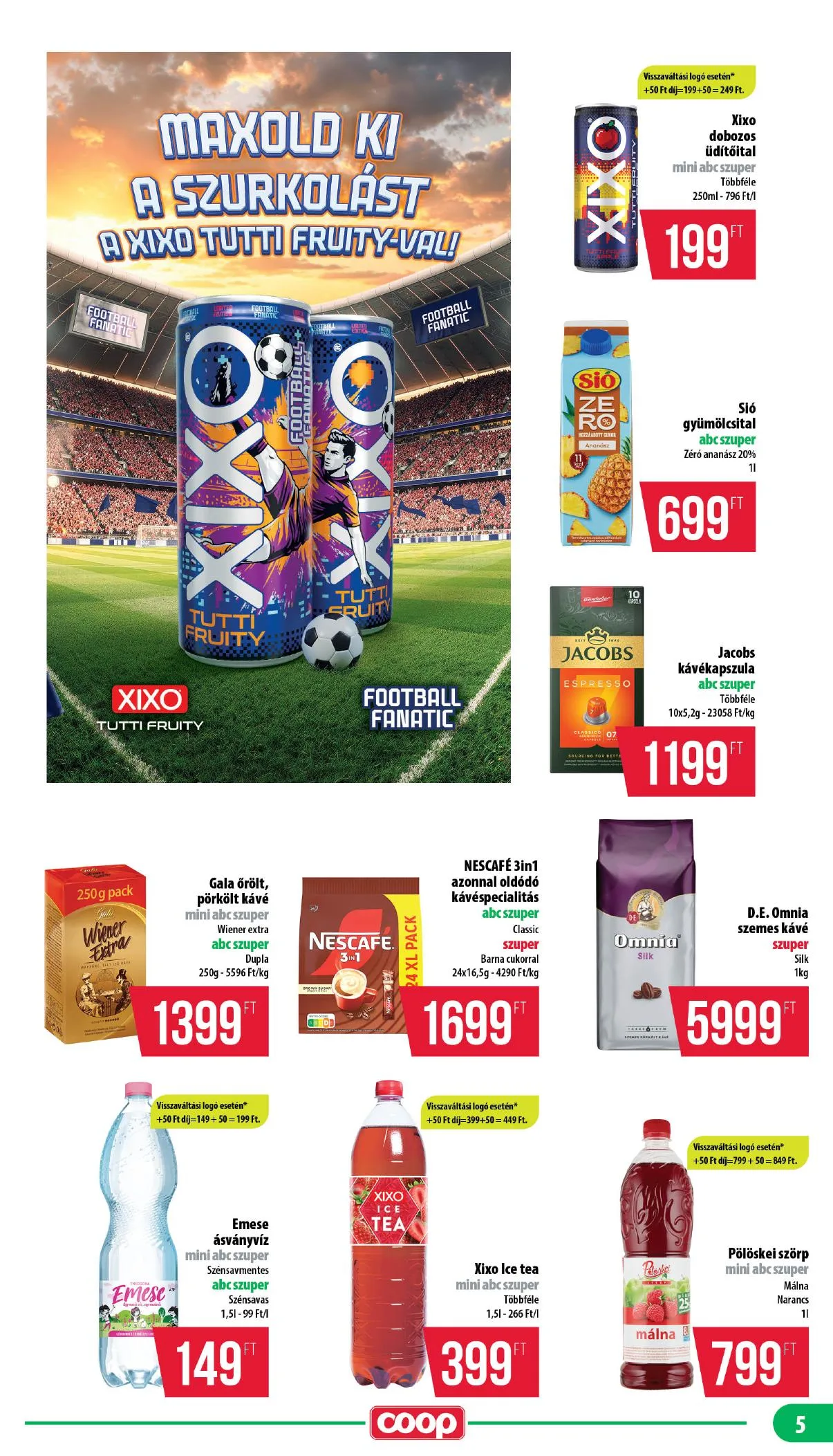 Coop akciós újság Mecsek 06.18–06.24 – 5. oldal