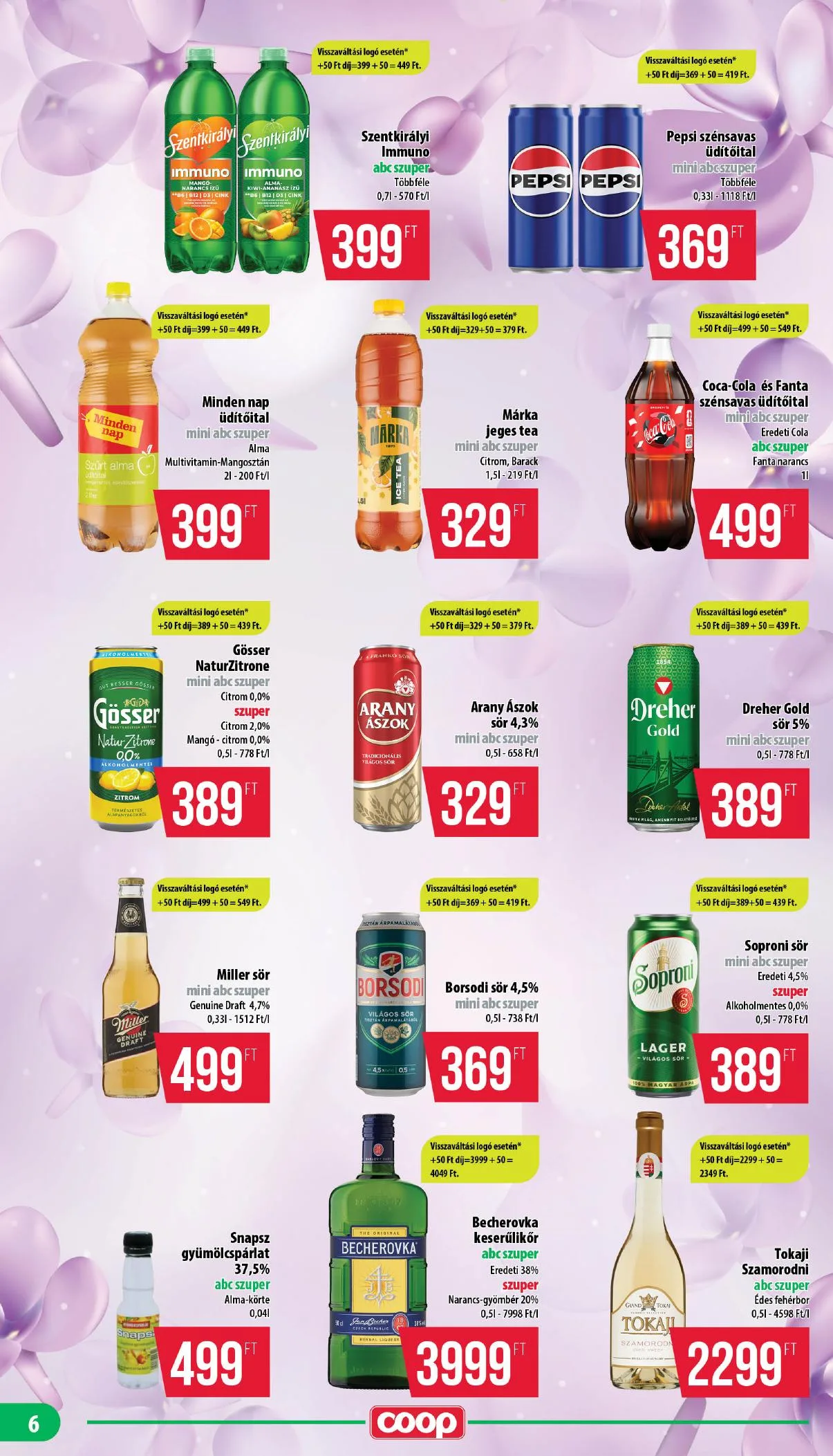 Coop akciós újság Mecsek 06.18–06.24 – 6. oldal