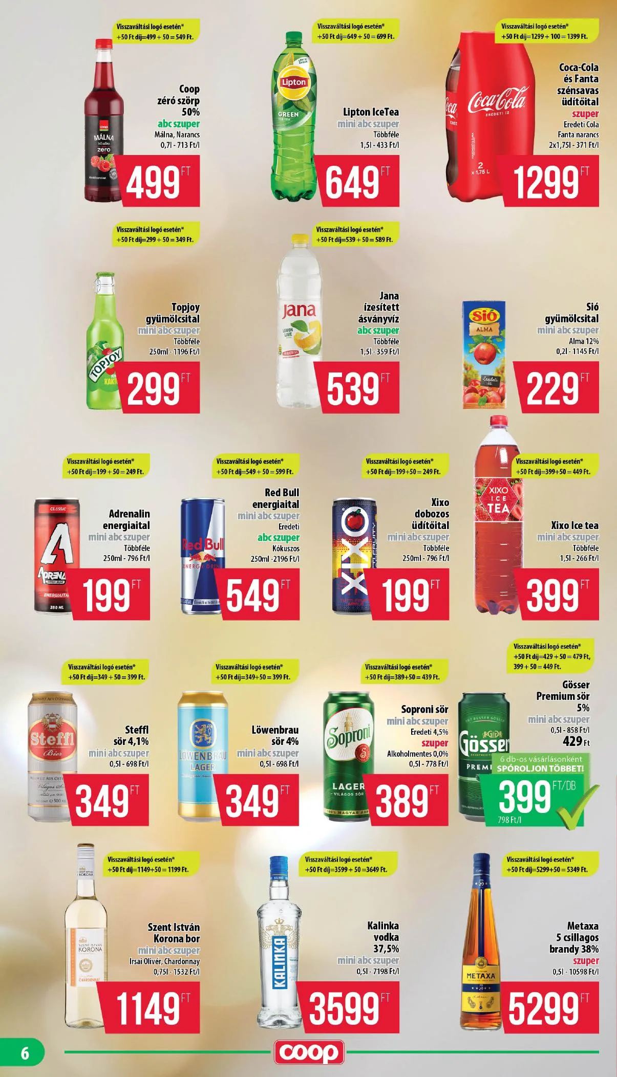 Coop akciós újság Mecsek 06.25–07.01 – 6. oldal