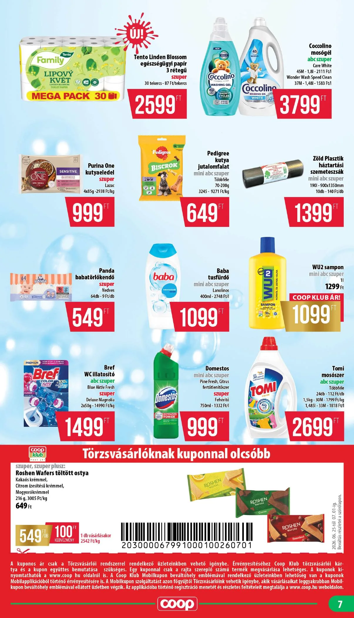 Coop akciós újság Mecsek 06.25–07.01 – 7. oldal