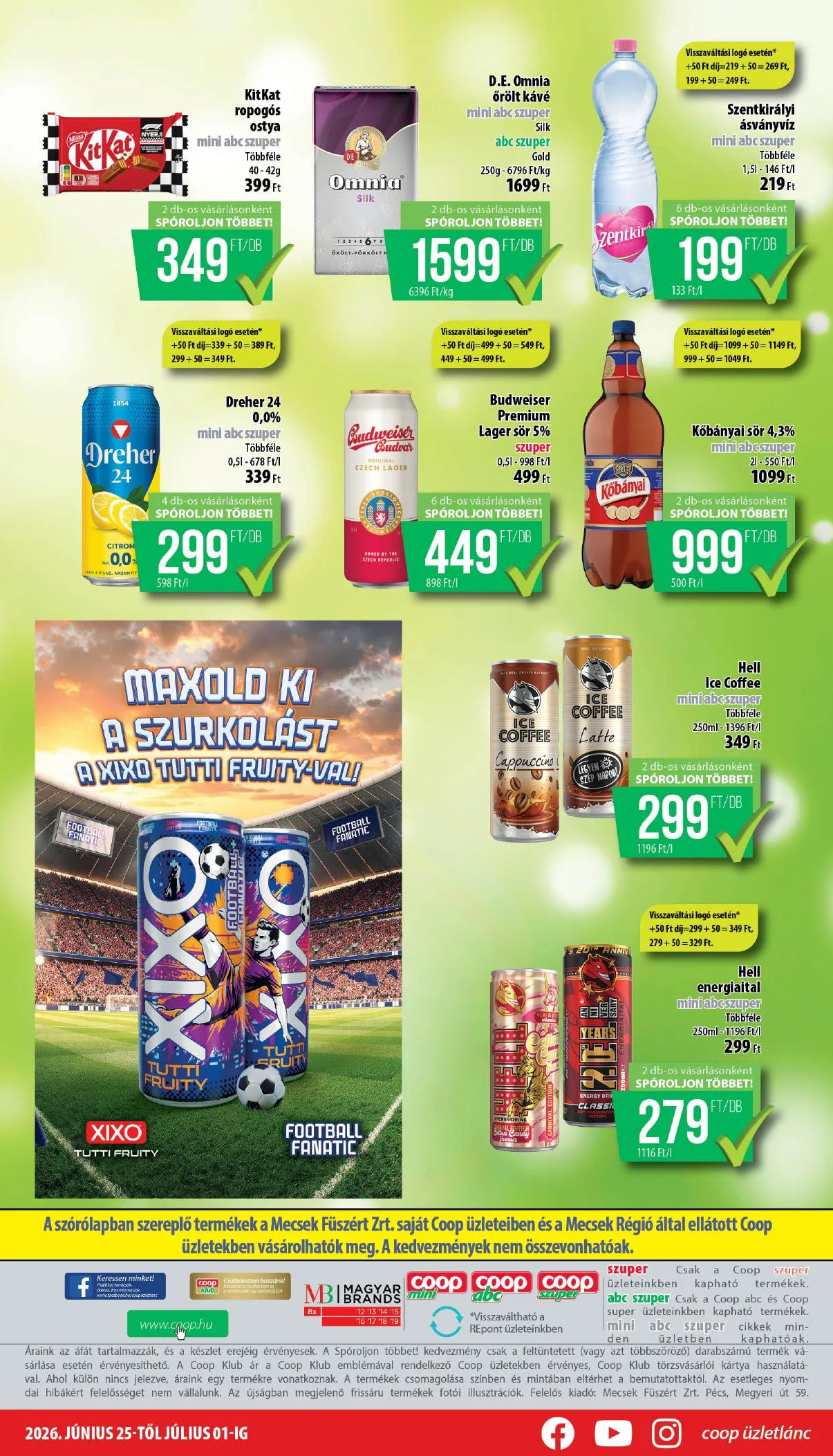 Coop akciós újság Mecsek 06.25–07.01 – 8. oldal