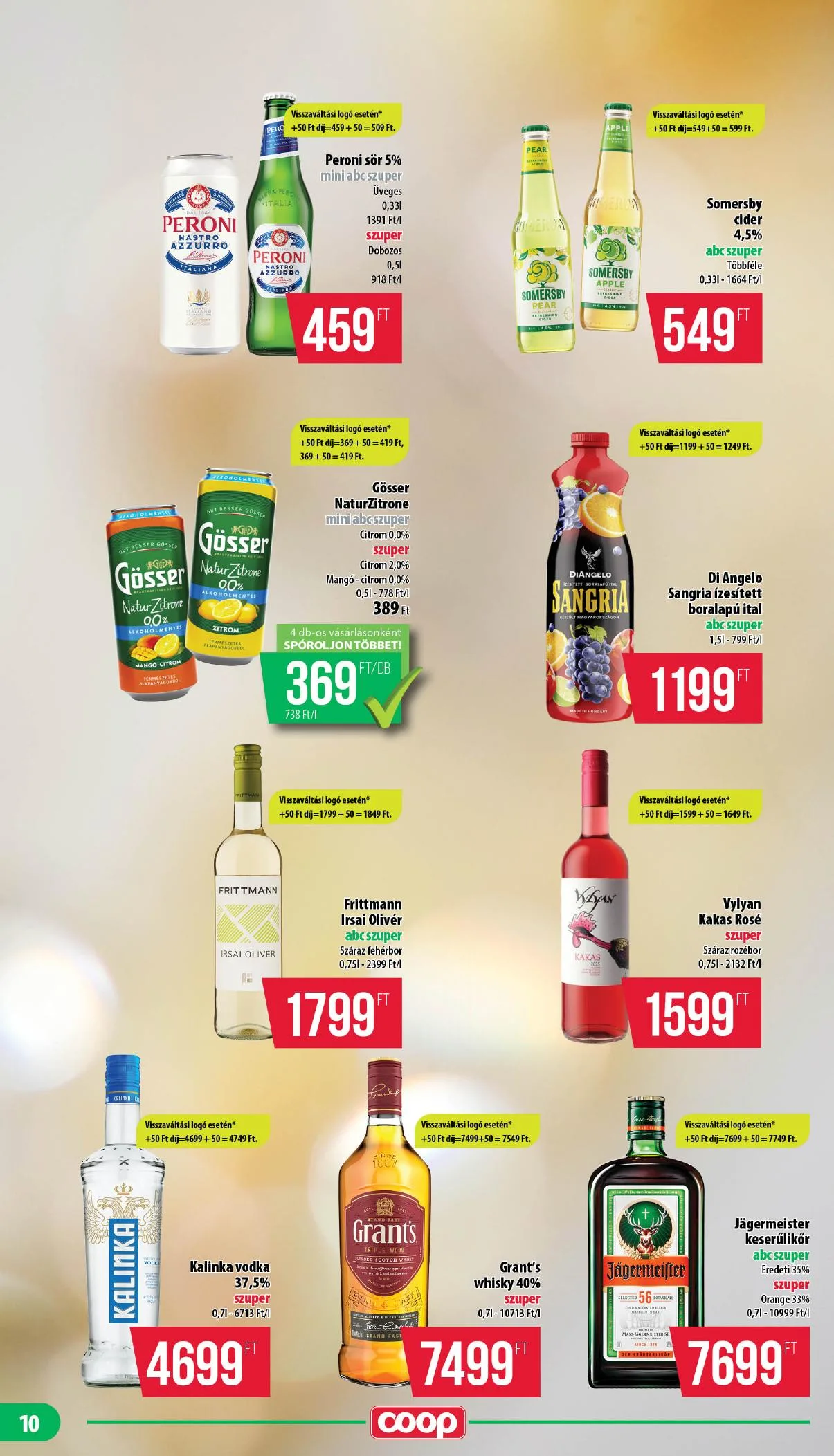 Coop akciós újság Mecsek 07.16–07.22 – 10. oldal