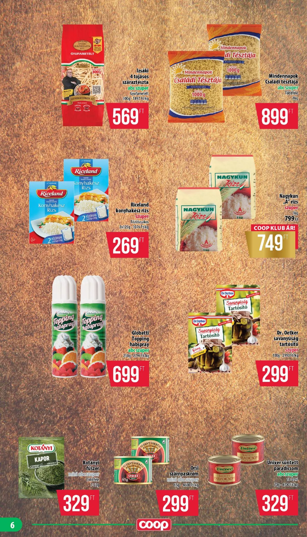 Coop akciós újság Mecsek 07.16–07.22 – 6. oldal