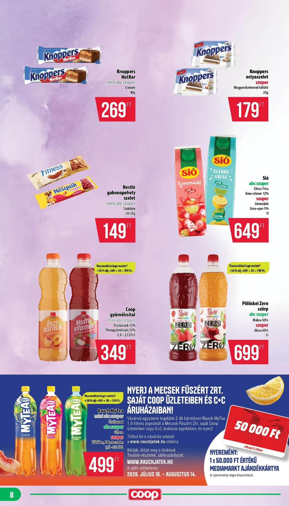 Coop akciós újság Mecsek 07.16–07.22 – 8. oldal