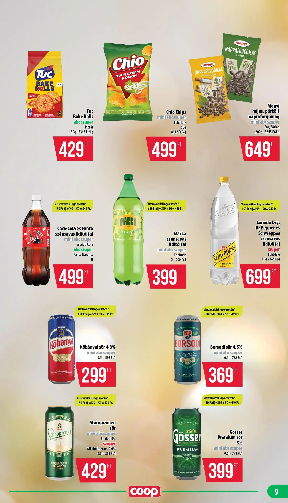 Coop akciós újság Mecsek 07.16–07.22 – 9. oldal