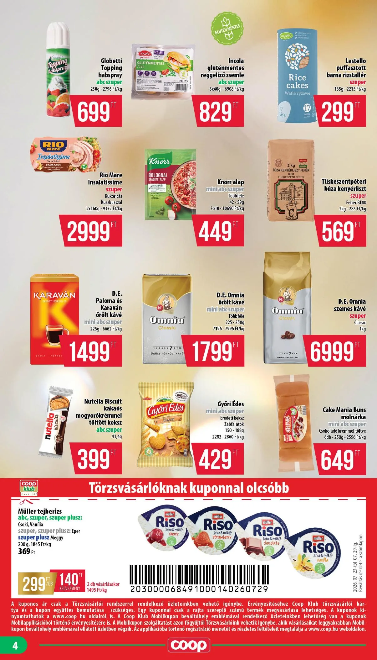 Coop akciós újság Mecsek 07.23–07.29 – 4. oldal